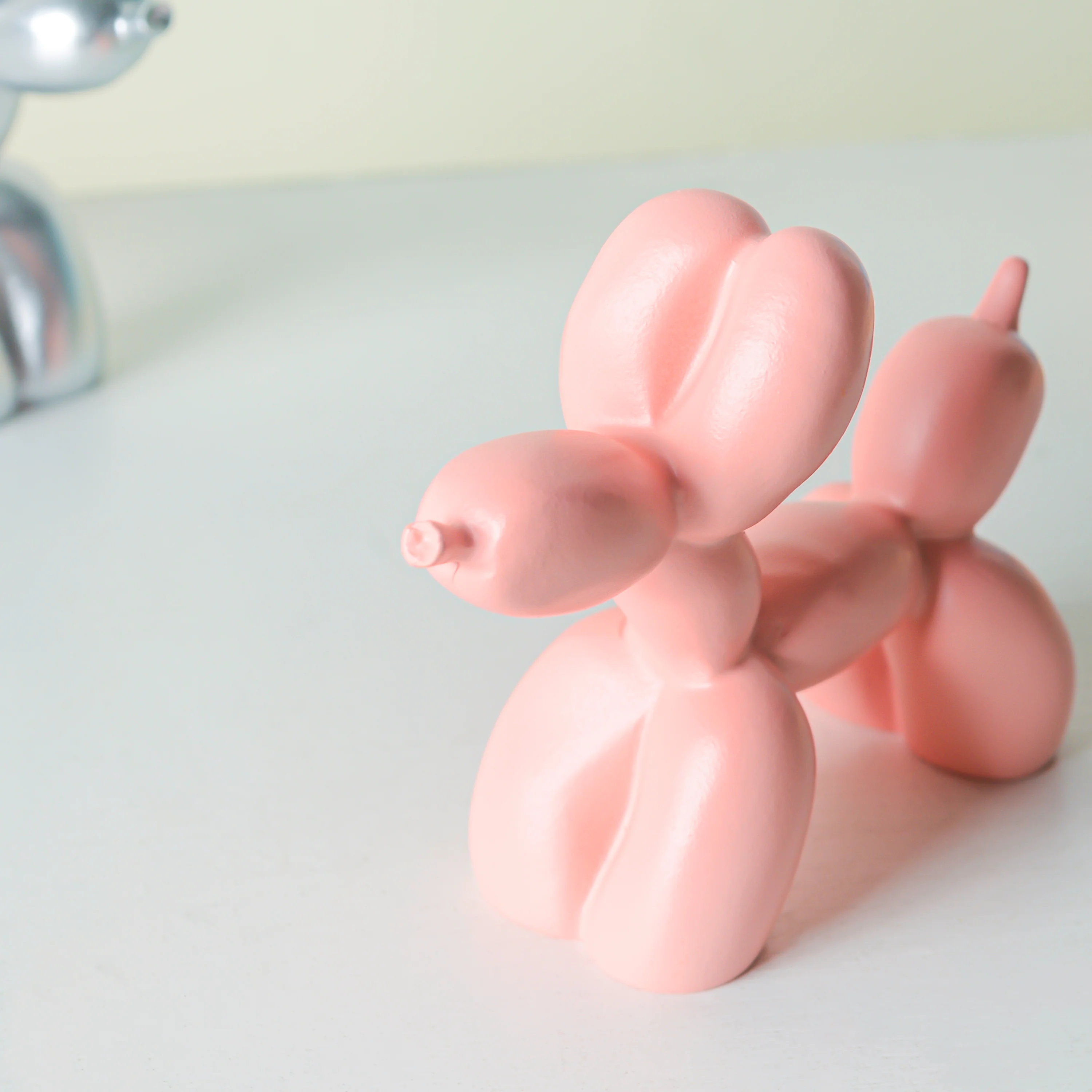 Balloon Dog Resin Mini Showpiece Pink - Image 5