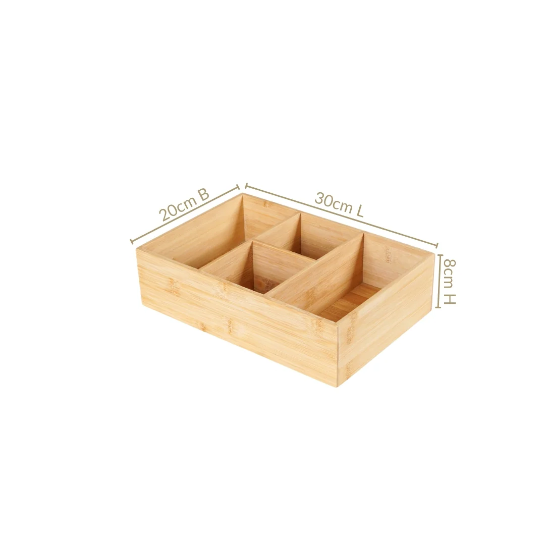 Bamboo Desk Drawer Organiser - Image 4