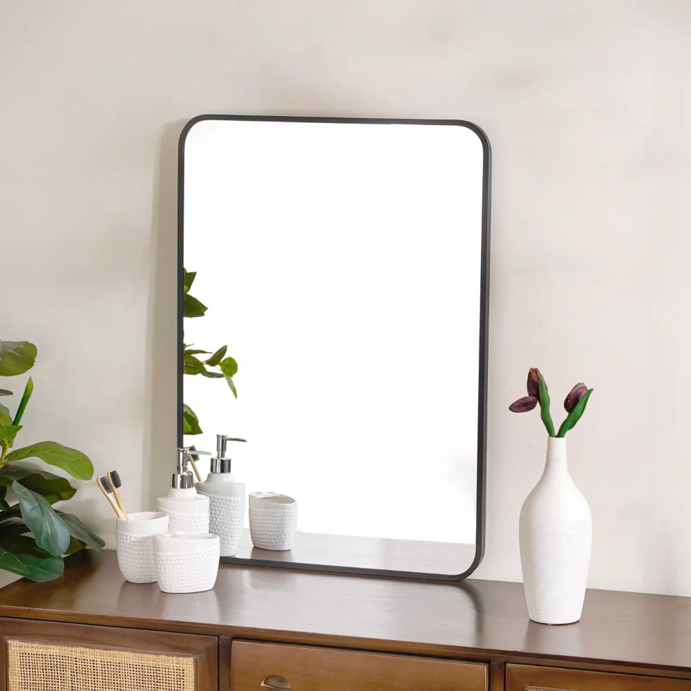 Bathroom Mirror Black 27 x 20 Inches - Image 5