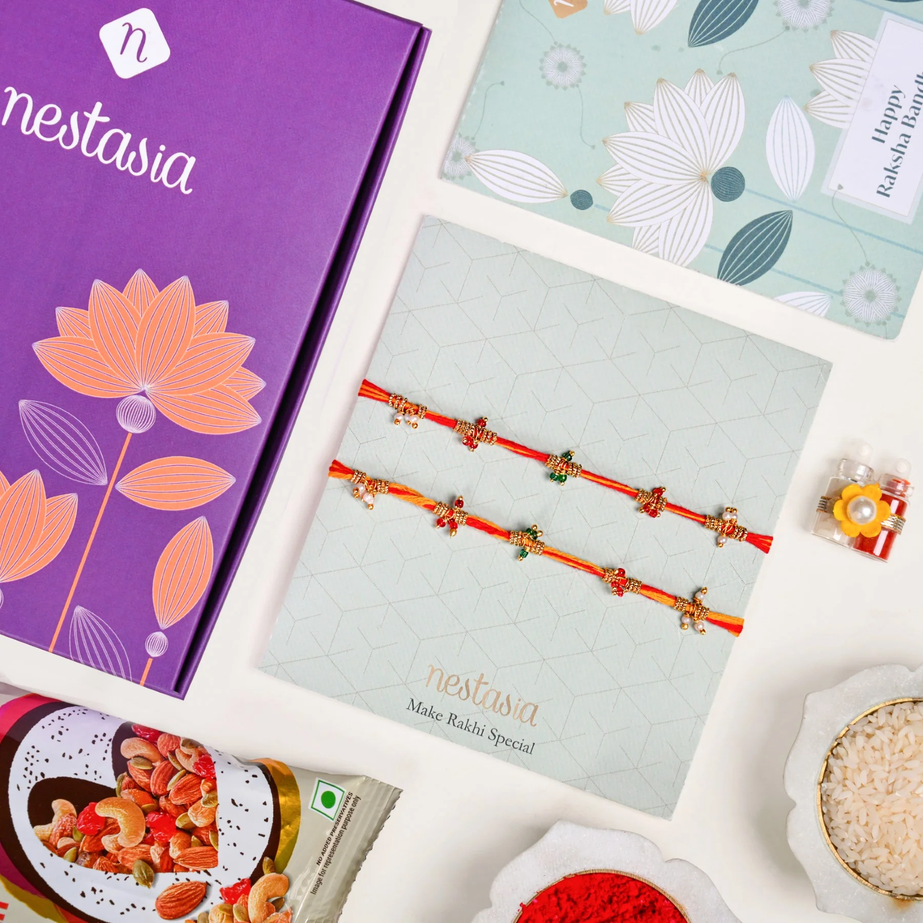 Beaded Bond Rakhi Gift Set - Image 2