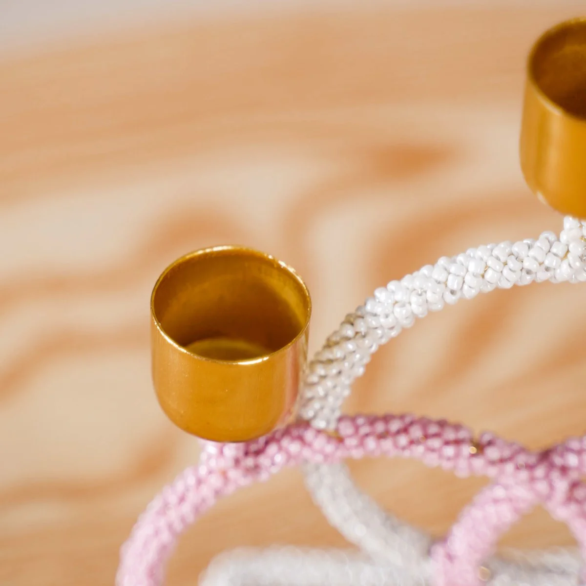 Beaded Candle Holder For Home Decor - Image 9