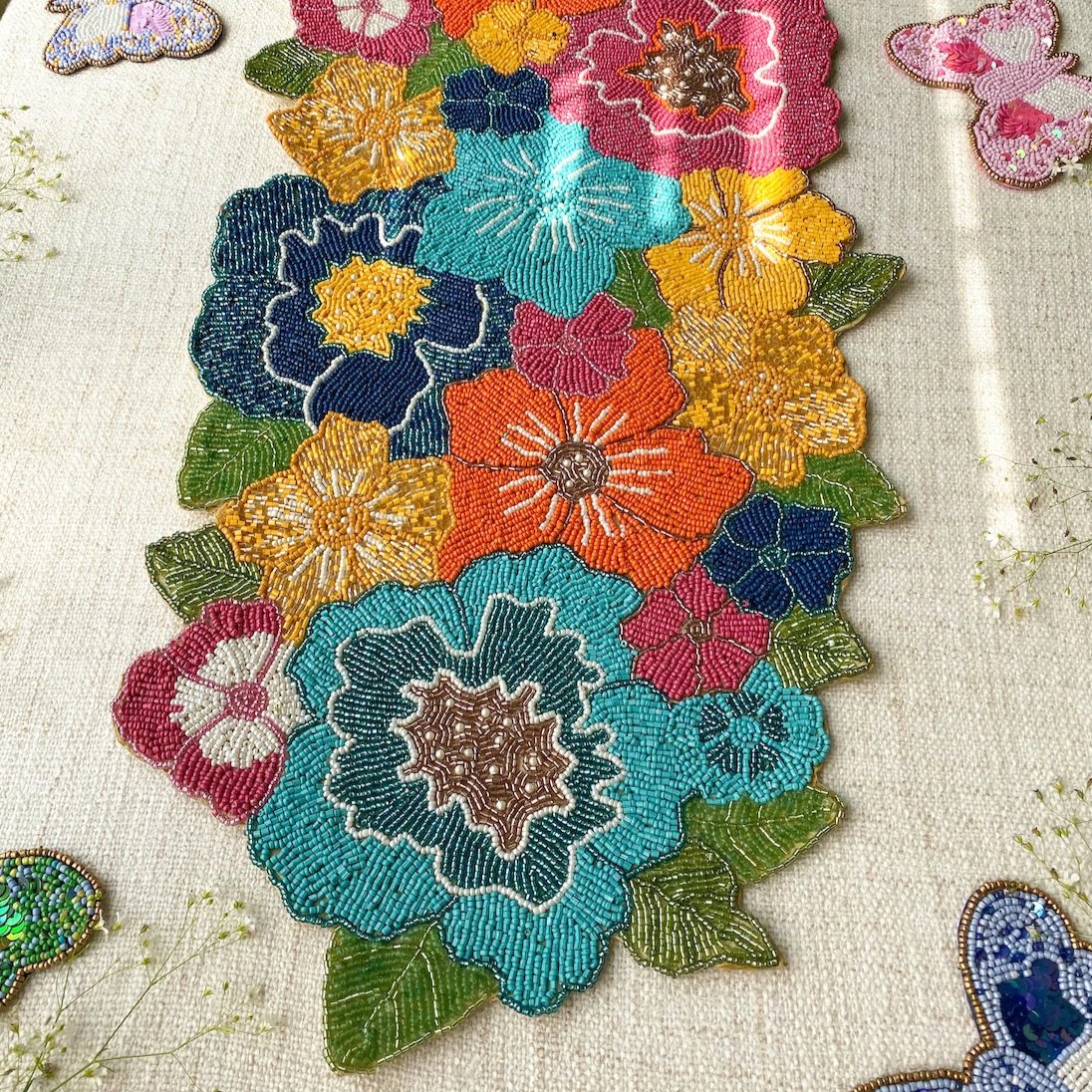BEADS Floral Runner - Colourful - Image 7