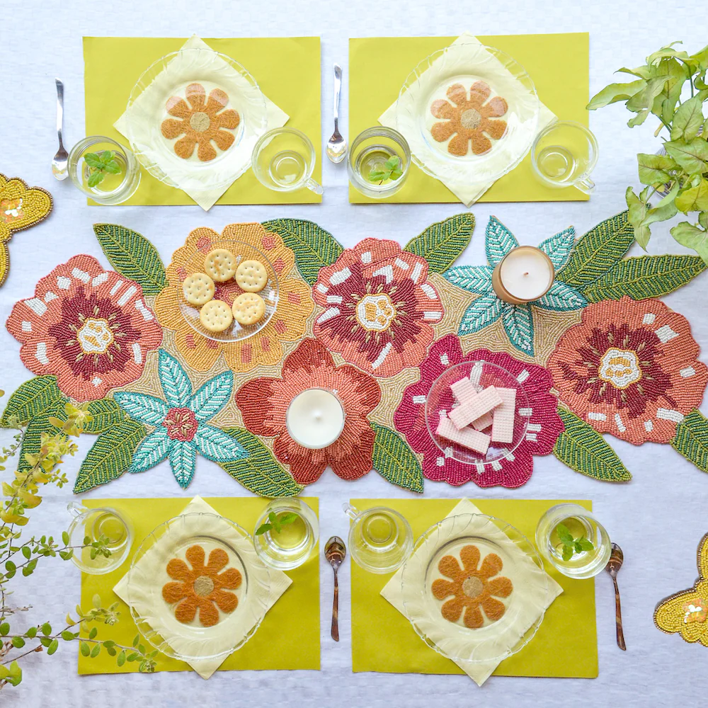 Beads Flower Runner - Image 3