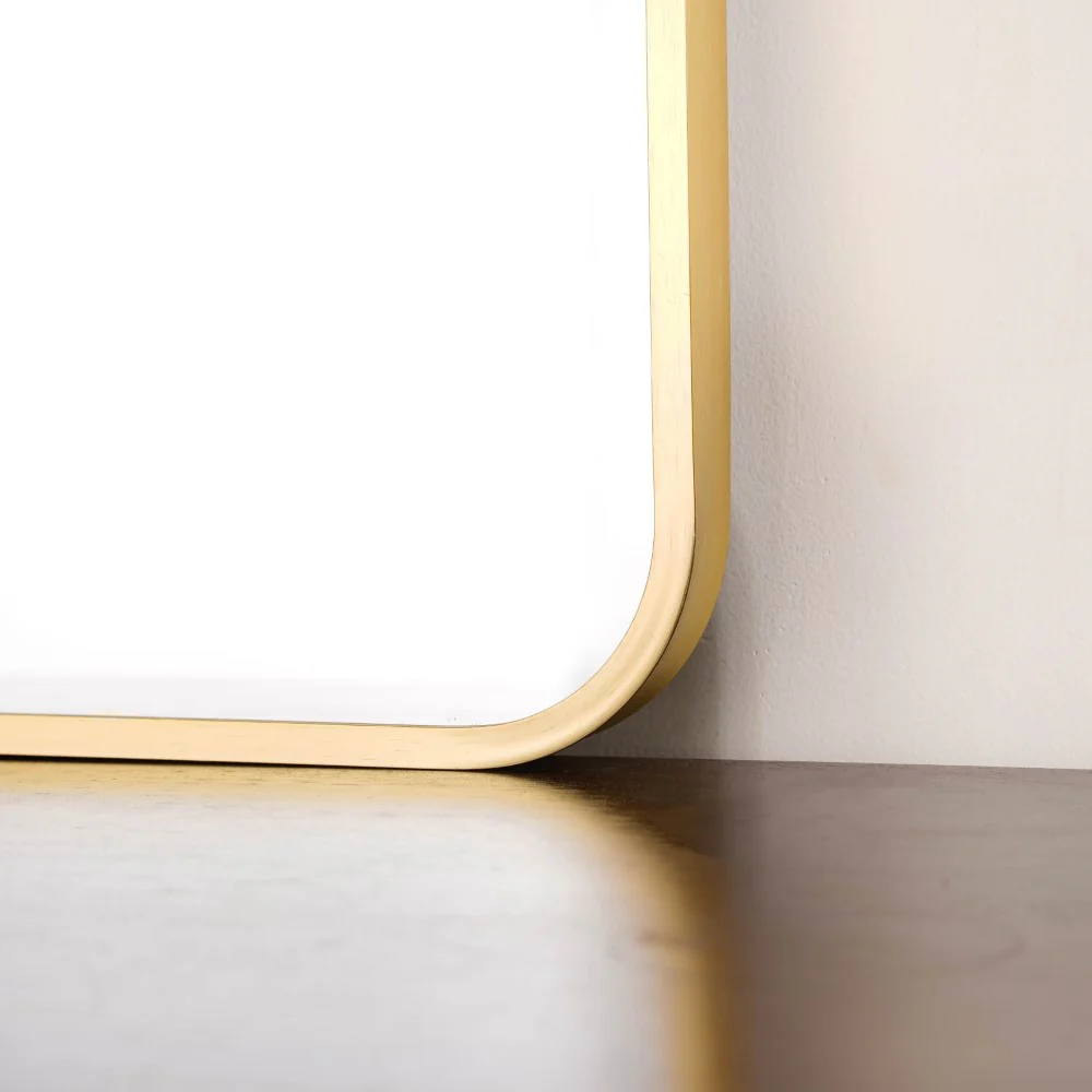 Bedroom Wall Mirror Gold 27 x 20 Inches - Image 9