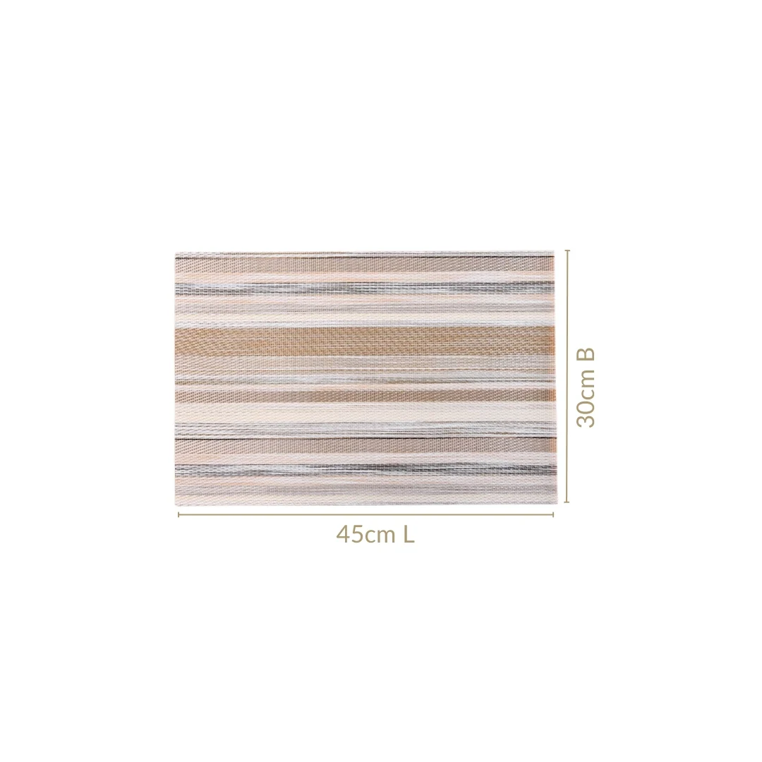Beige and Brown Placemats Set Of 6 - Image 4