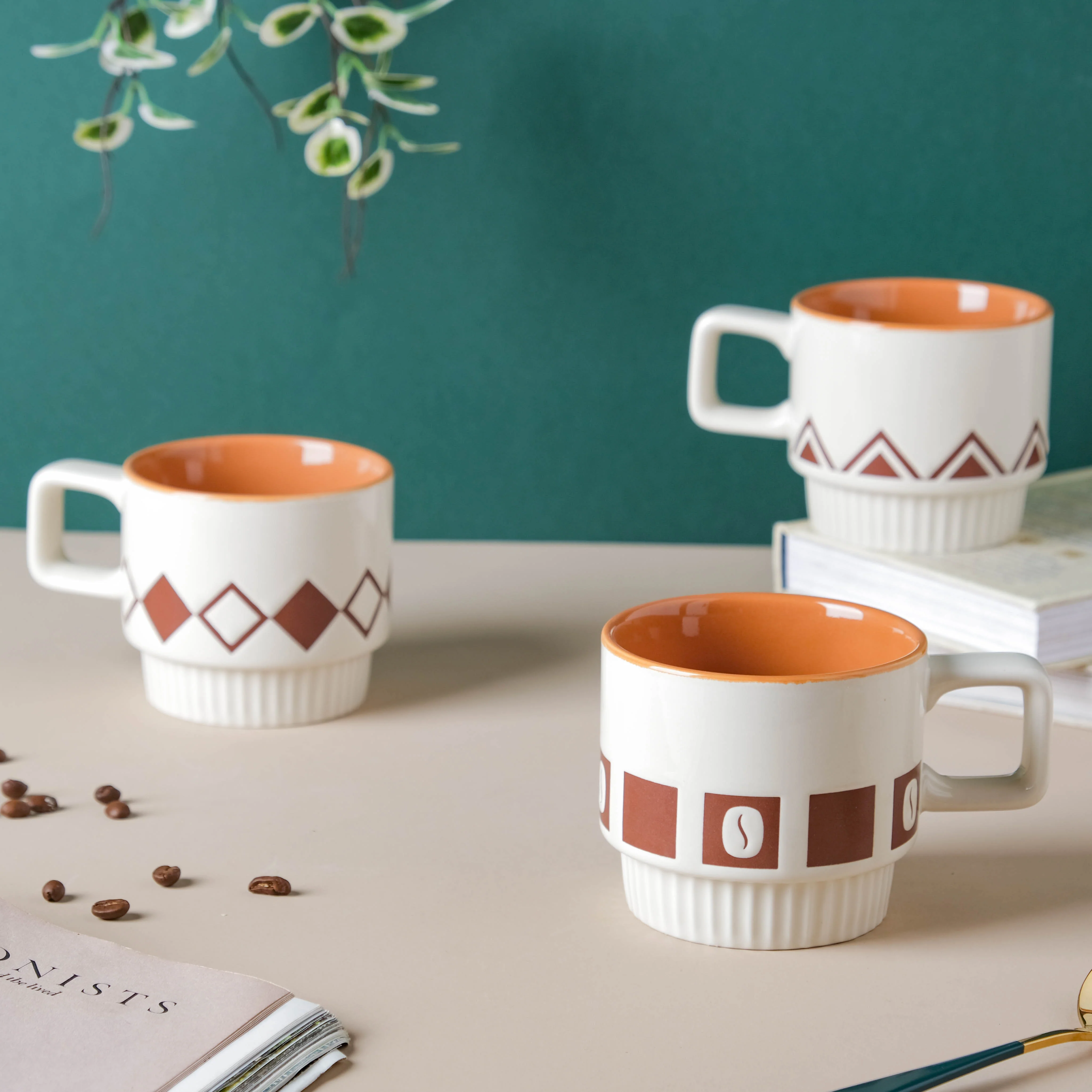 Beige Coffee Mug