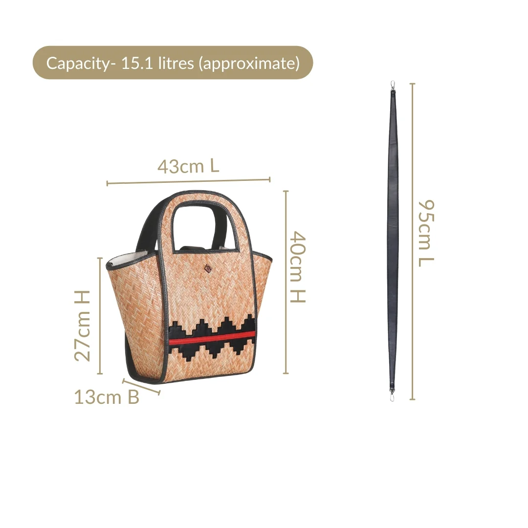 Bengal Weave Shitalpati Tote Bag - Image 4