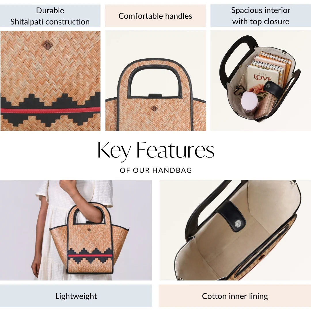 Bengal Weave Shitalpati Tote Bag - Image 7