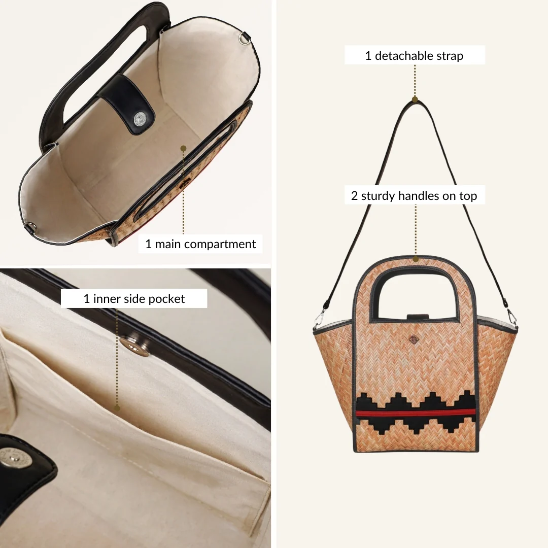 Bengal Weave Shitalpati Tote Bag - Image 8