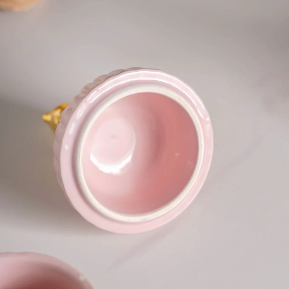 Bird Ceramic Canister Pink - Image 7