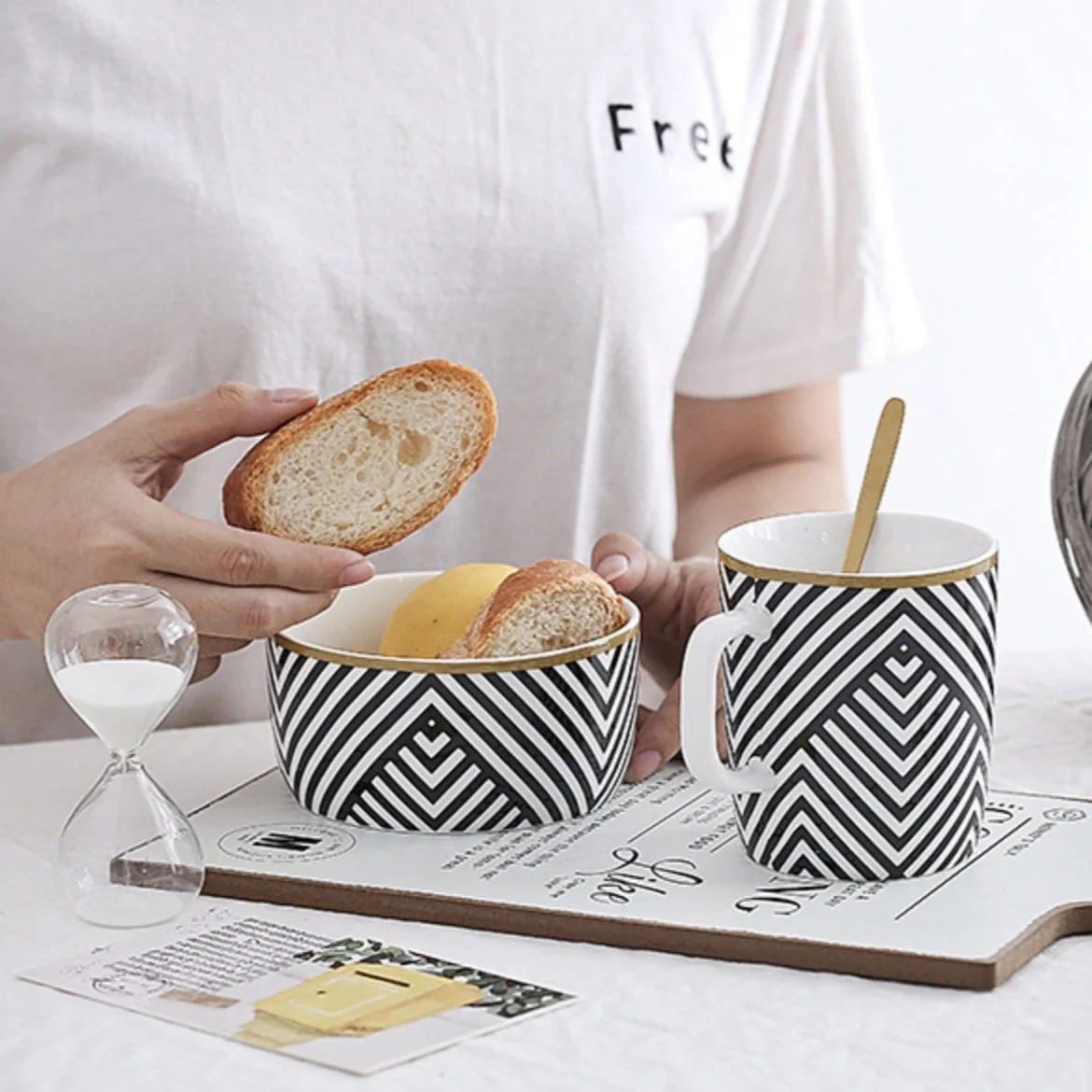 Black and White Mug - Image 6