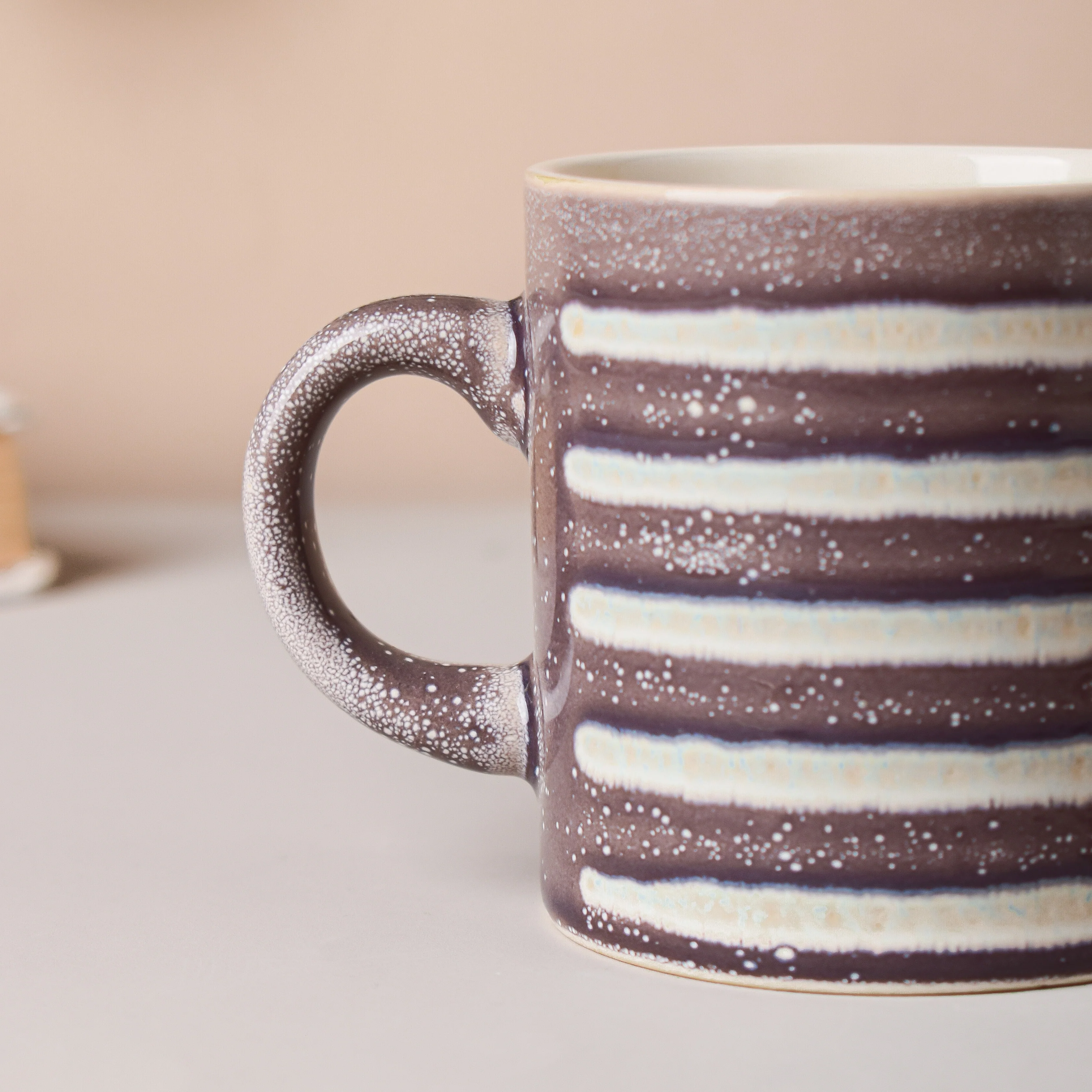 Black And White Textured Cup Set 150 ml - Image 5