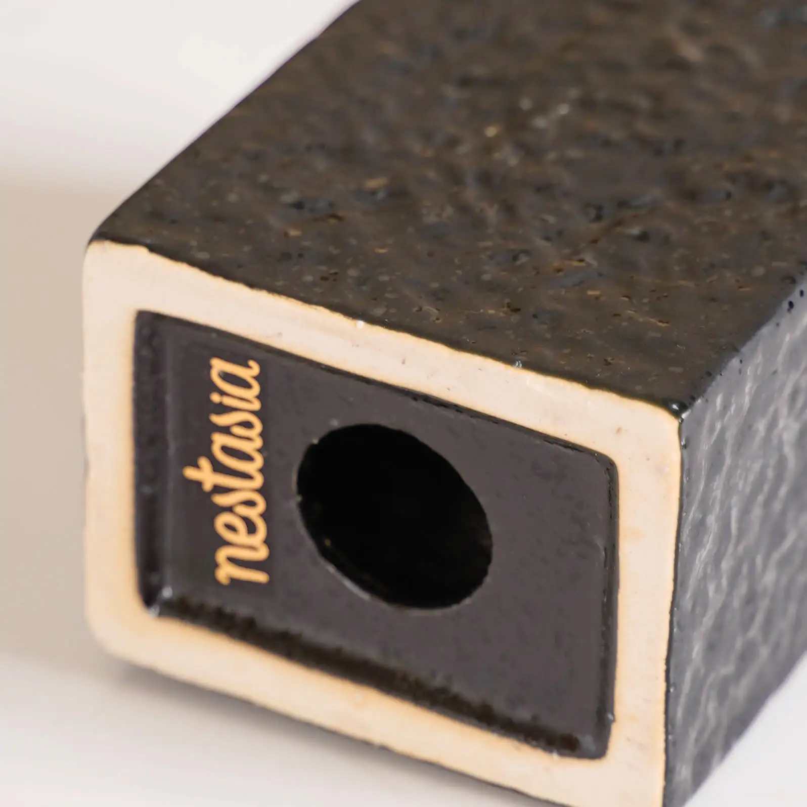 Black Ceramic Bath Set Of 3 Stone Textured - Image 12