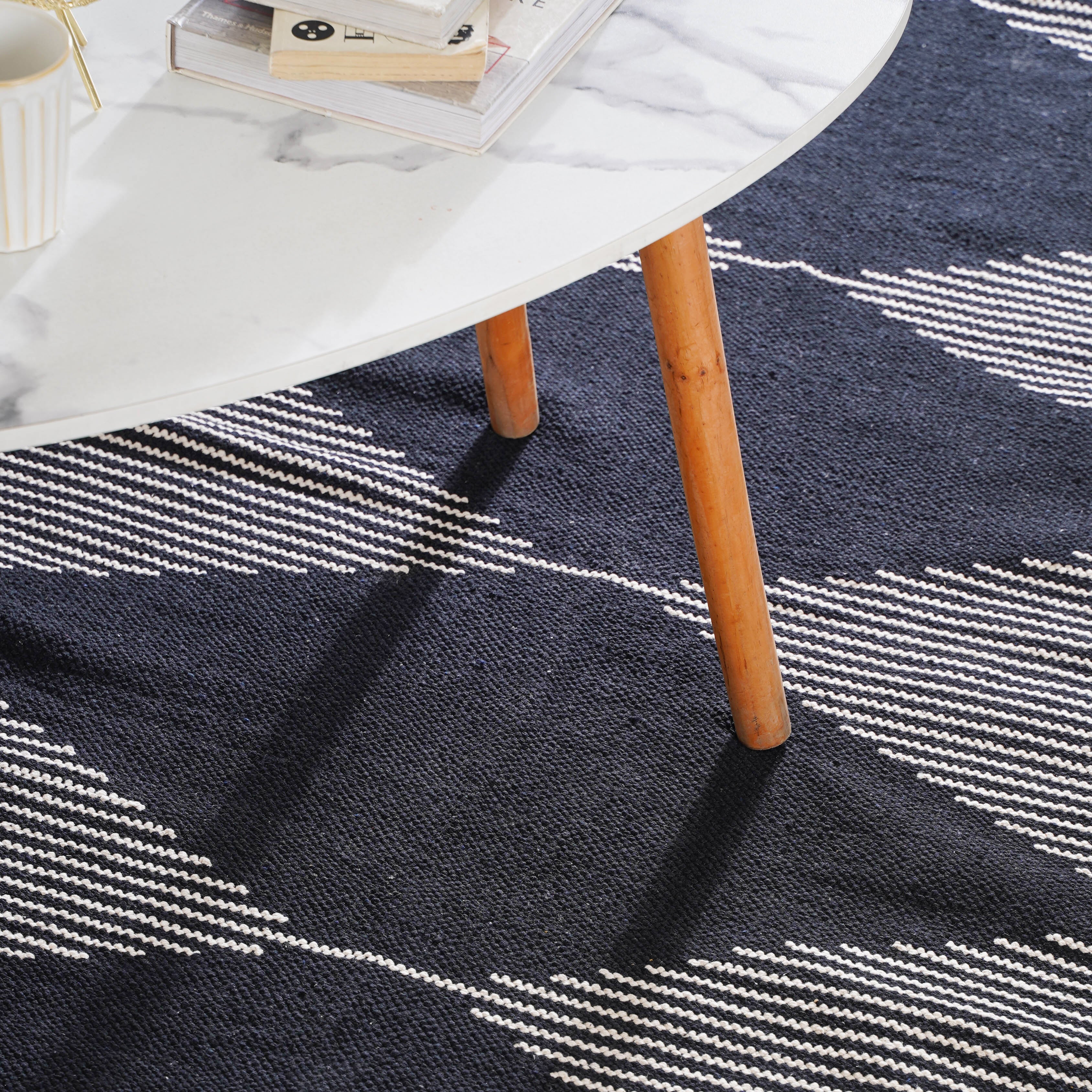 Black Diamond Rug for Living Room - Image 5