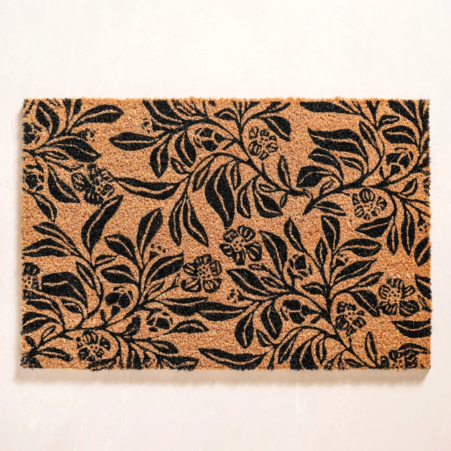 Black Magnolias Printed Coir Floor Mat 24x16 Inch - Image 6