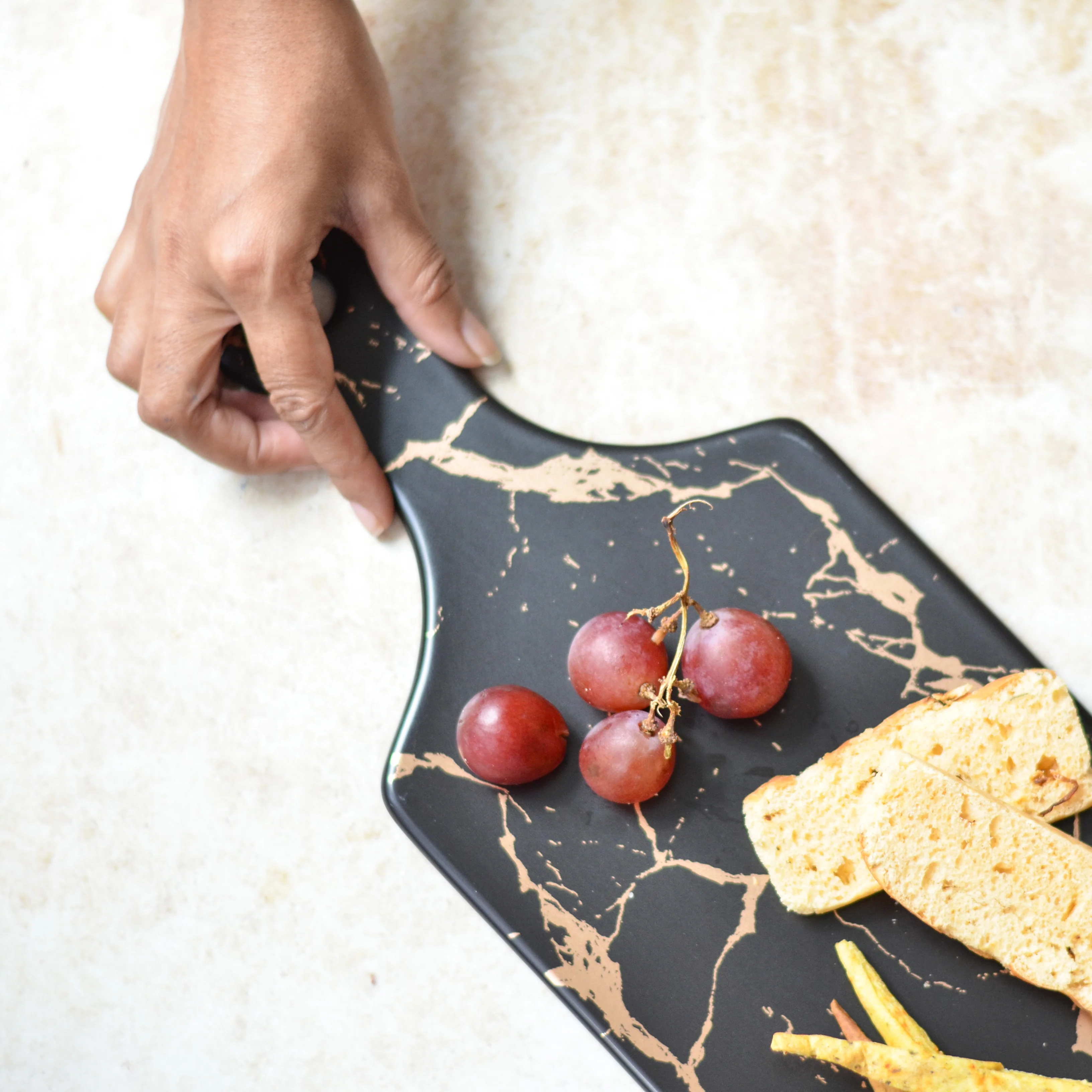 Black Marble Serving Platter - Image 6