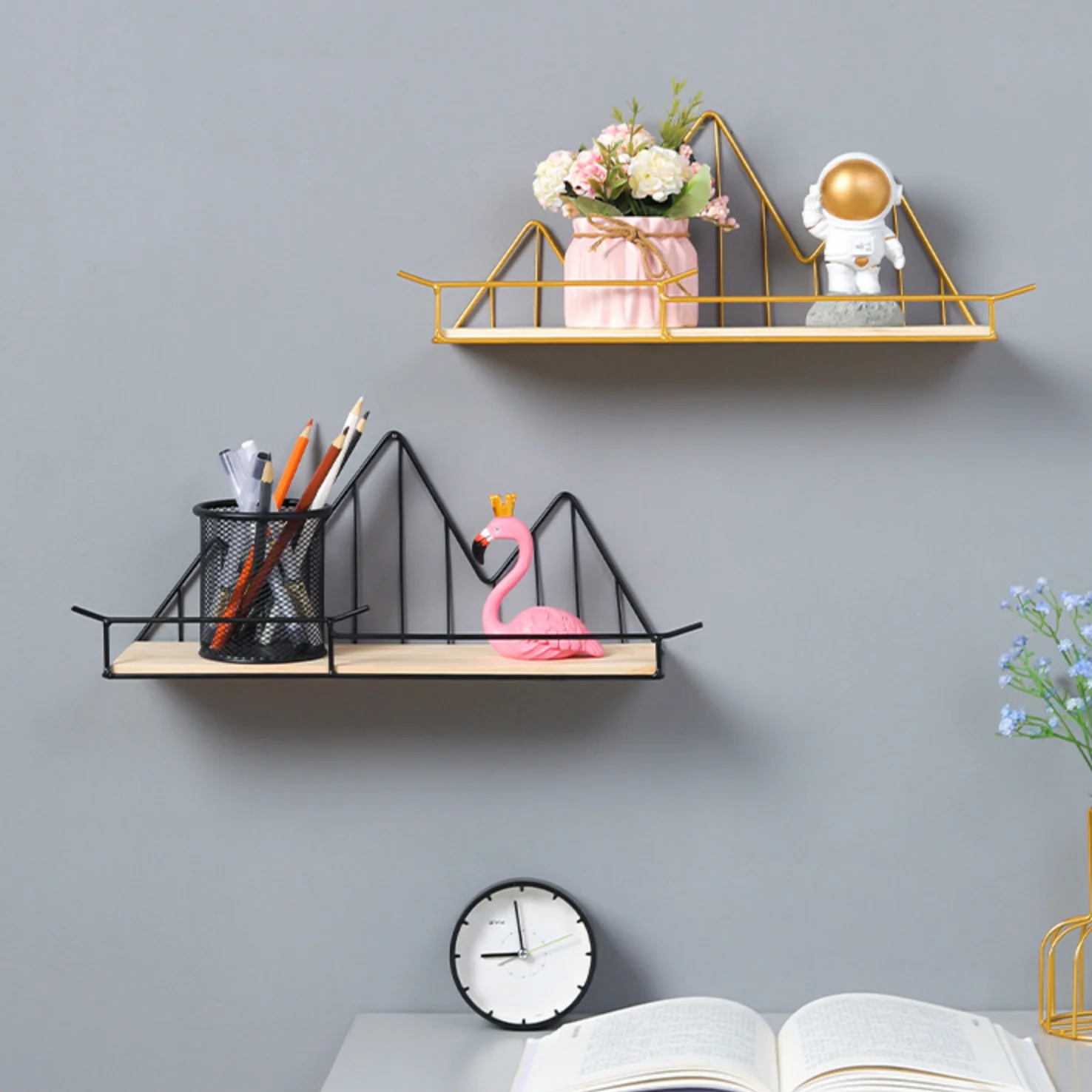 Mountain Shaped Shelf Black - Image 2