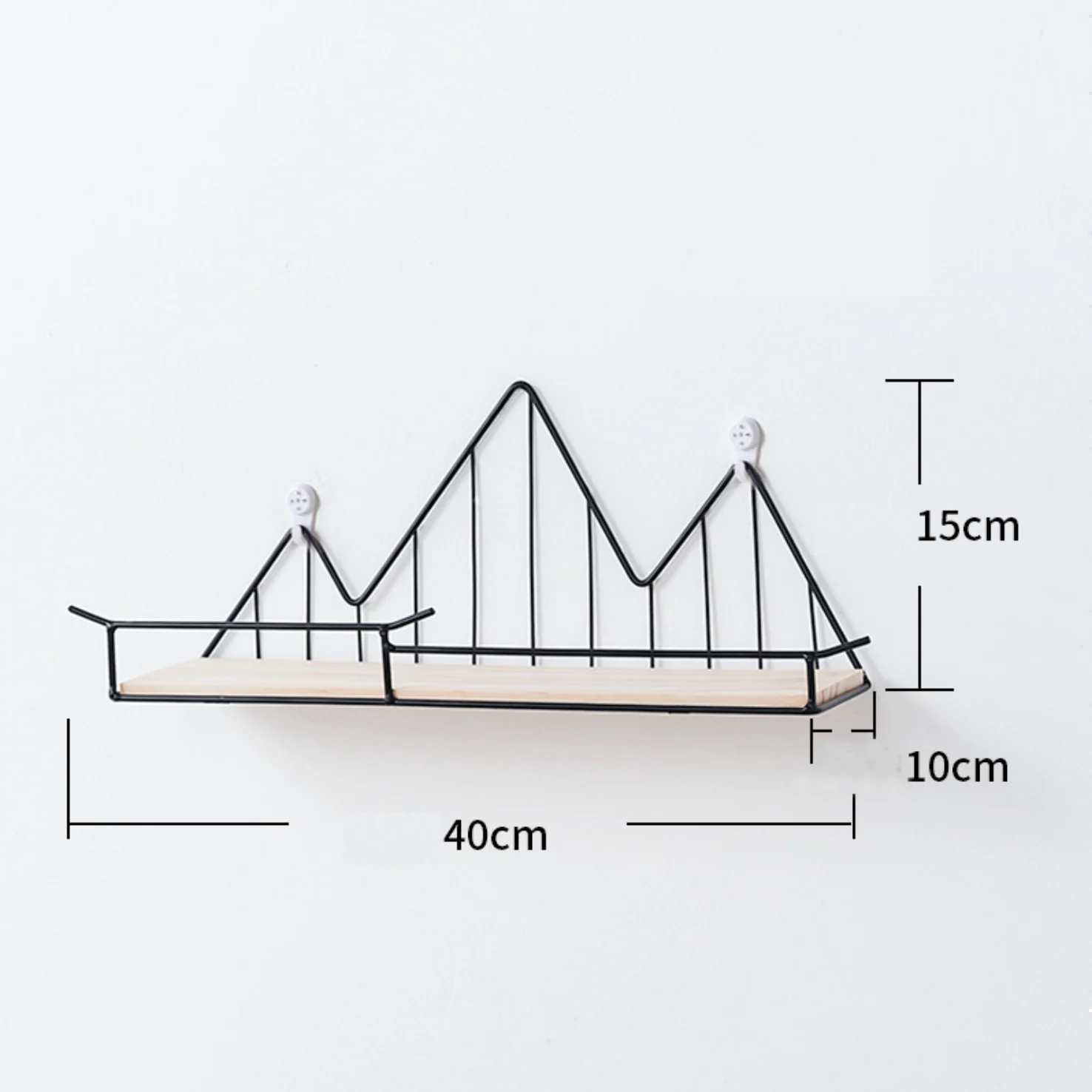Mountain Shaped Shelf Black - Image 3