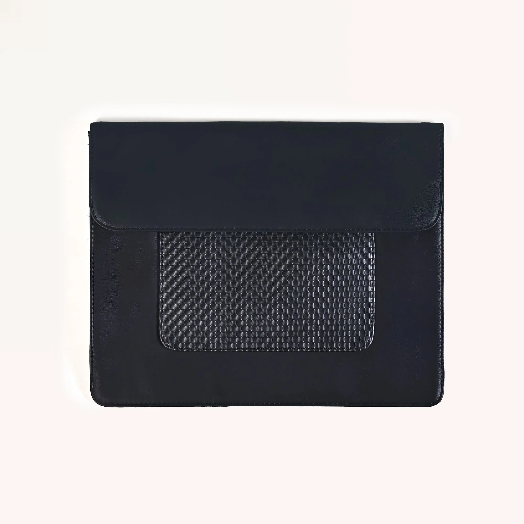 Black Multipurpose Office Folder With Zipper Pocket - Image 2