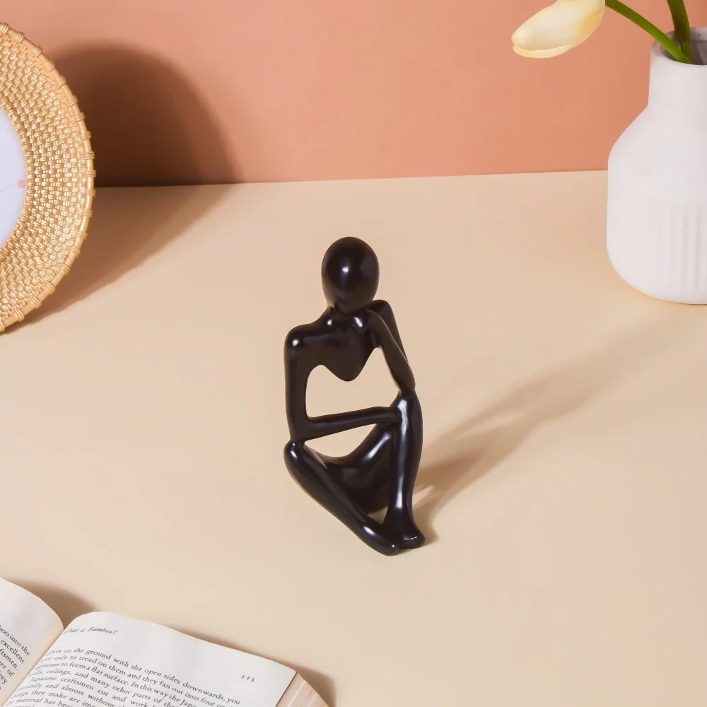 Black Sitting Showpiece Thinking - Image 3