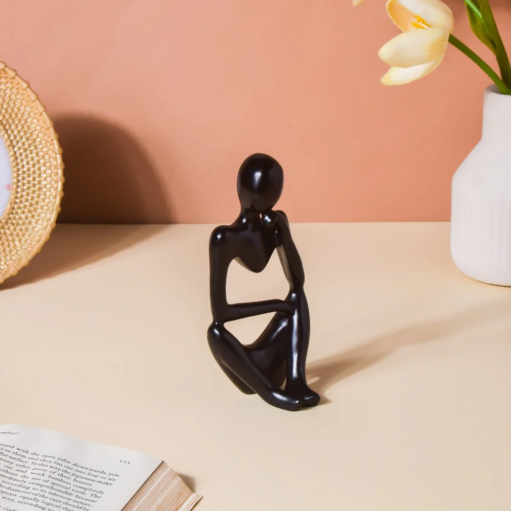 Black Sitting Showpiece Thinking - Image 4