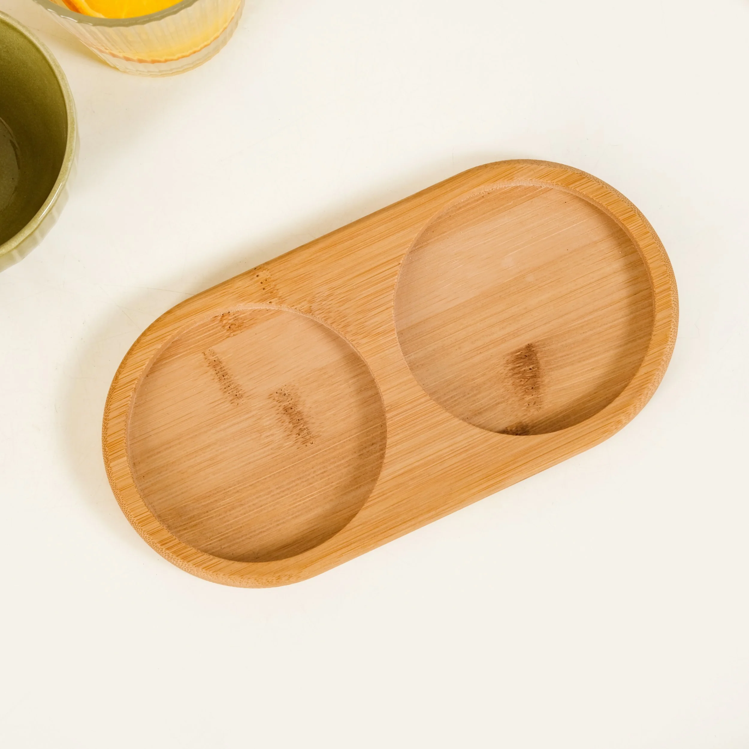 Black Snack Bowls Set Of 2 With Serving Tray 200ml - Image 9