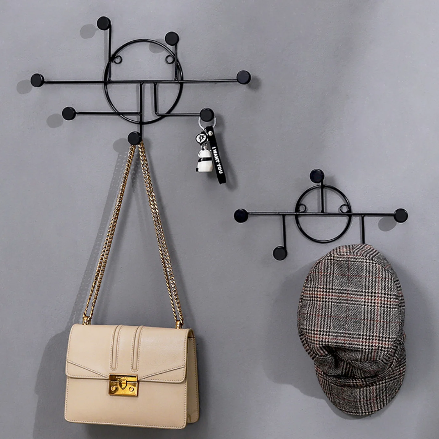 Black Wall Hook - Small