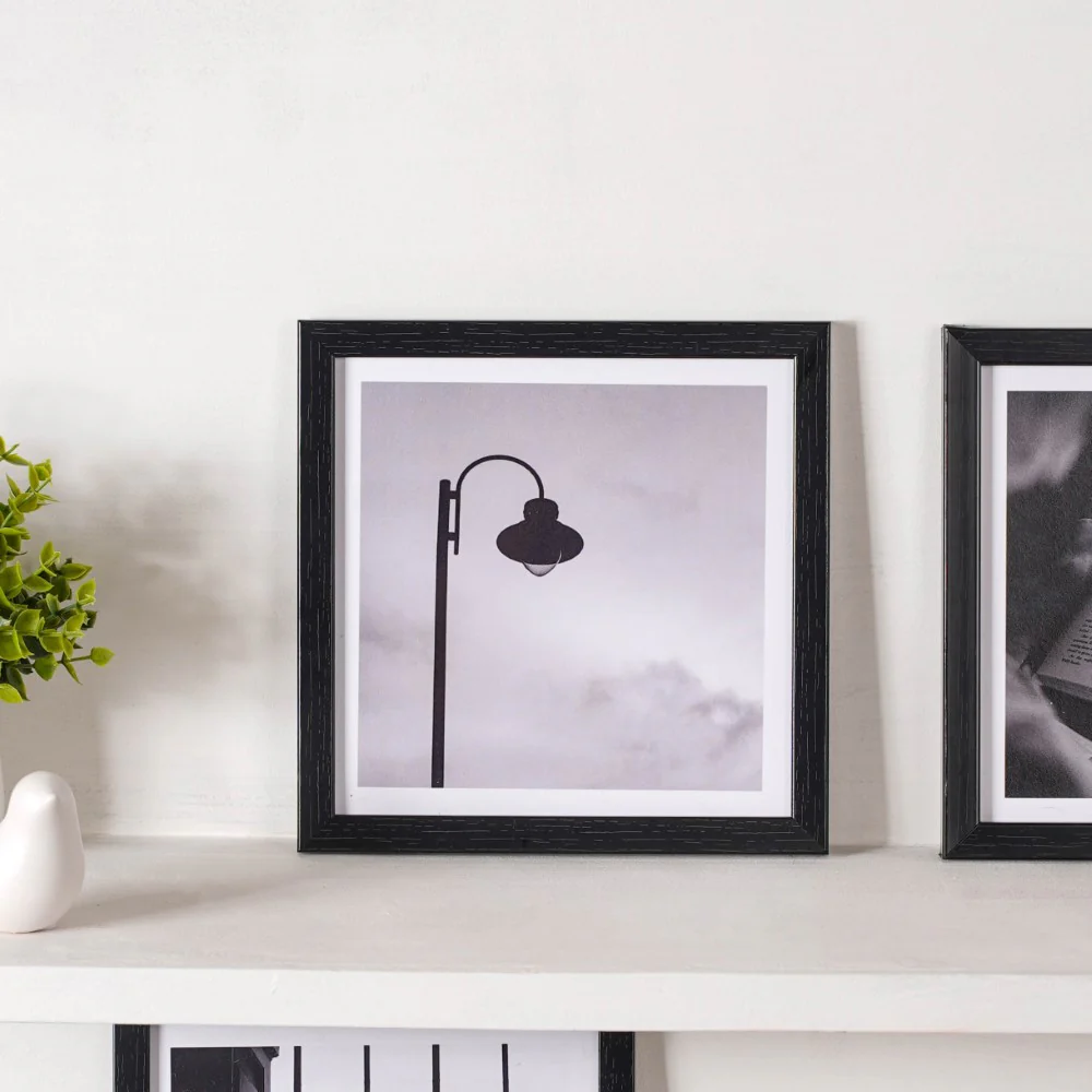 Black & White Wall Art Set Of 9 9x9 Inch - Image 4