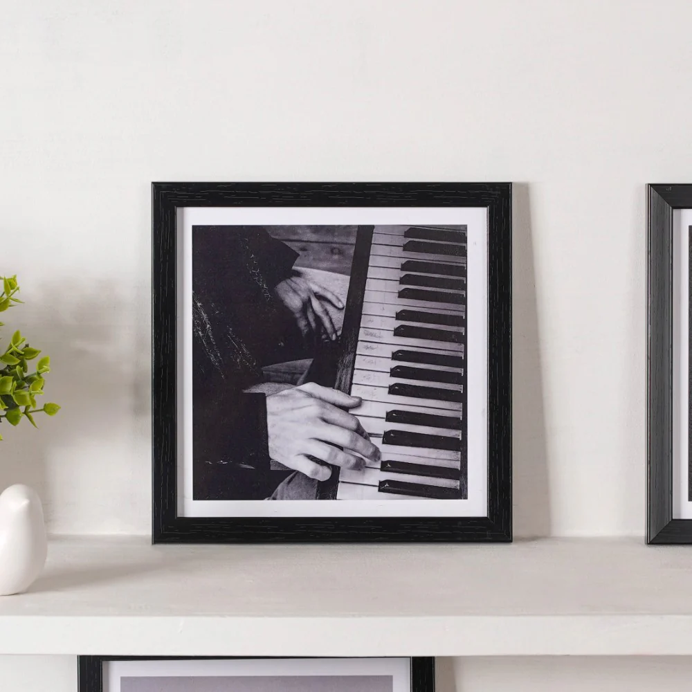 Black & White Wall Art Set Of 9 9x9 Inch - Image 7