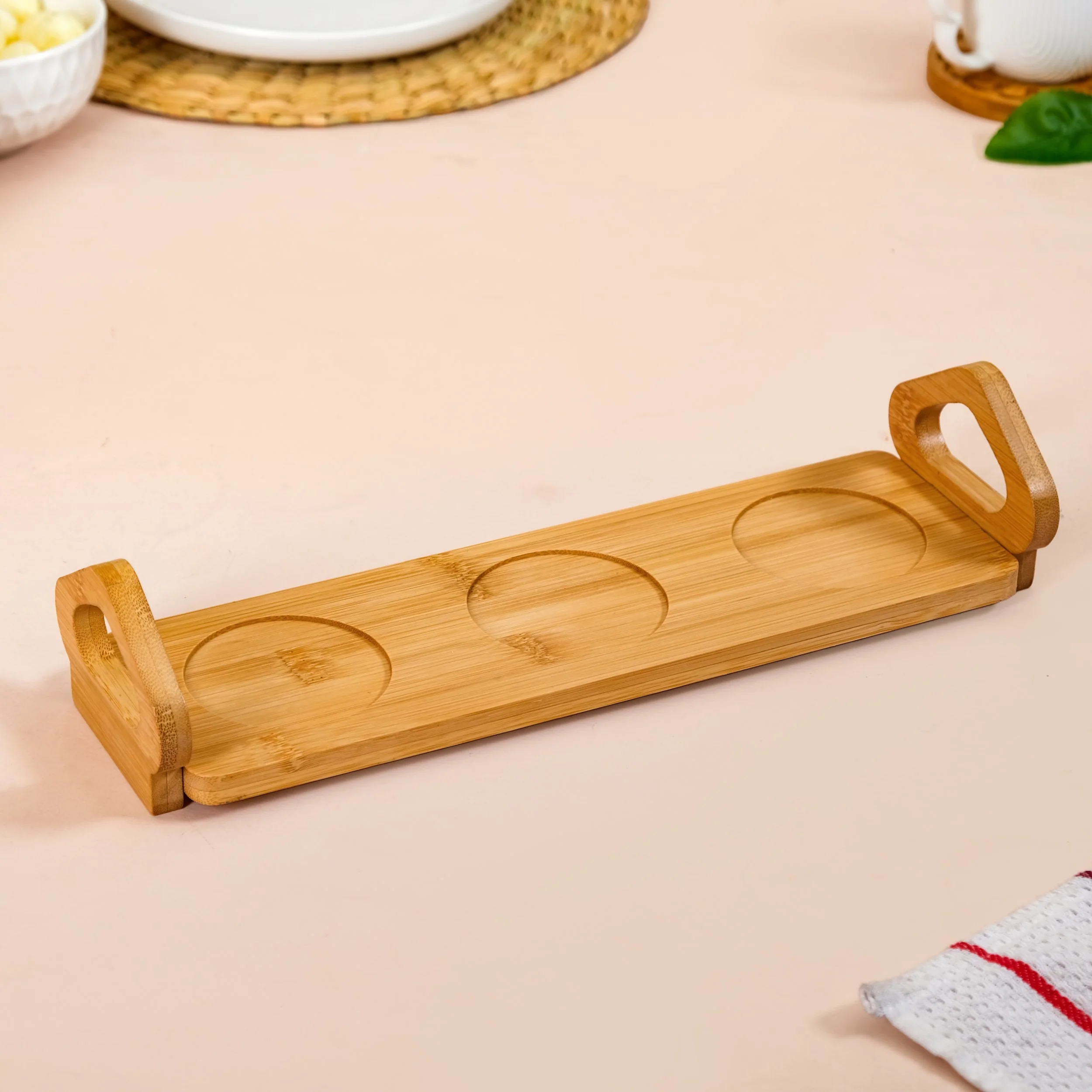 Blanca Set Of 3 Airtight Ceramic Jars With Lids And Wooden Tray - Image 8