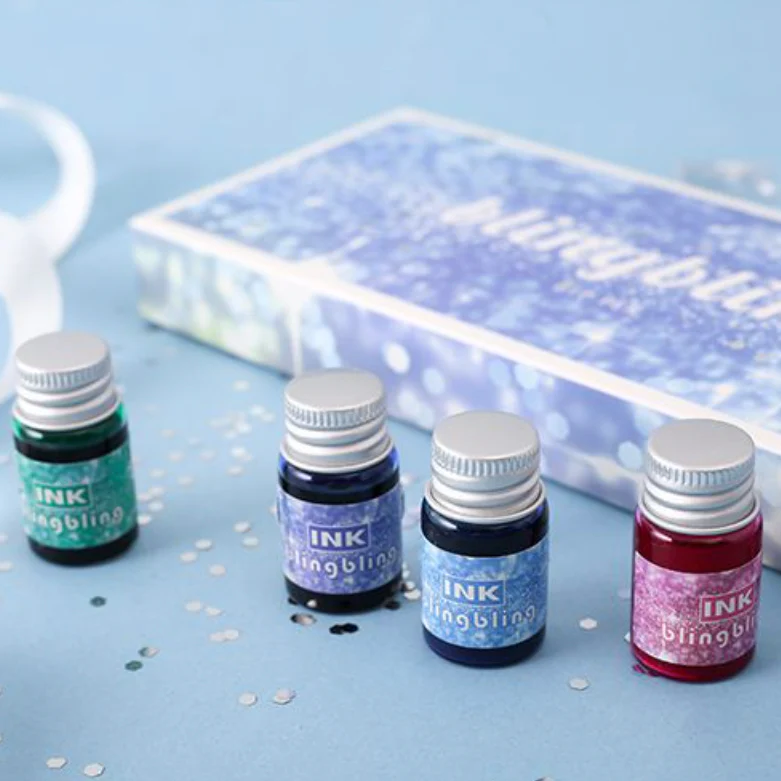 Bling Glass Dip Pen With 4 Ink Bottles - Image 13