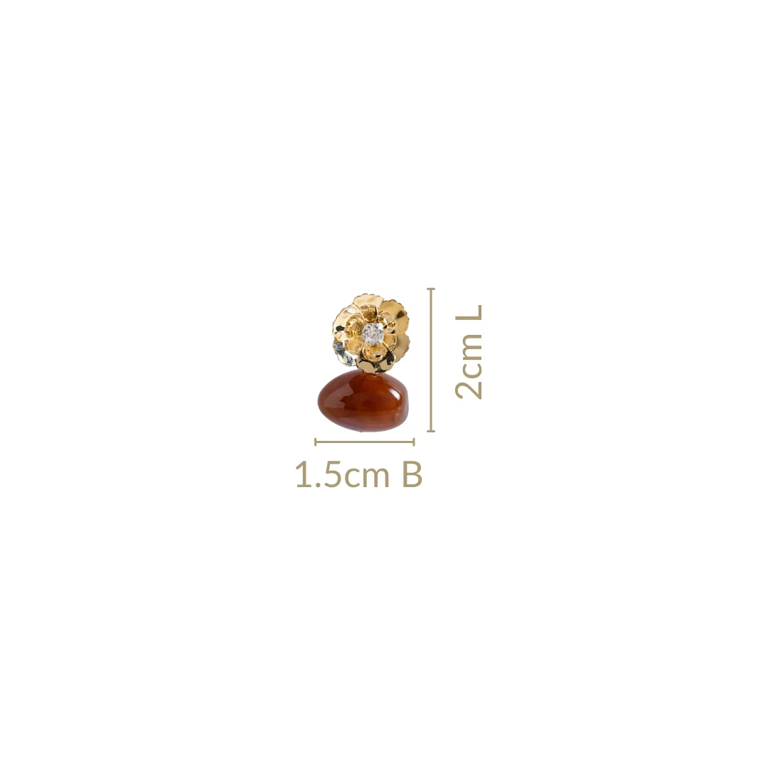 Bloom Beads Drop Earrings - Image 3