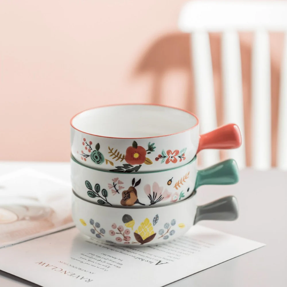 Bloom Bowl With Handle - Image 2