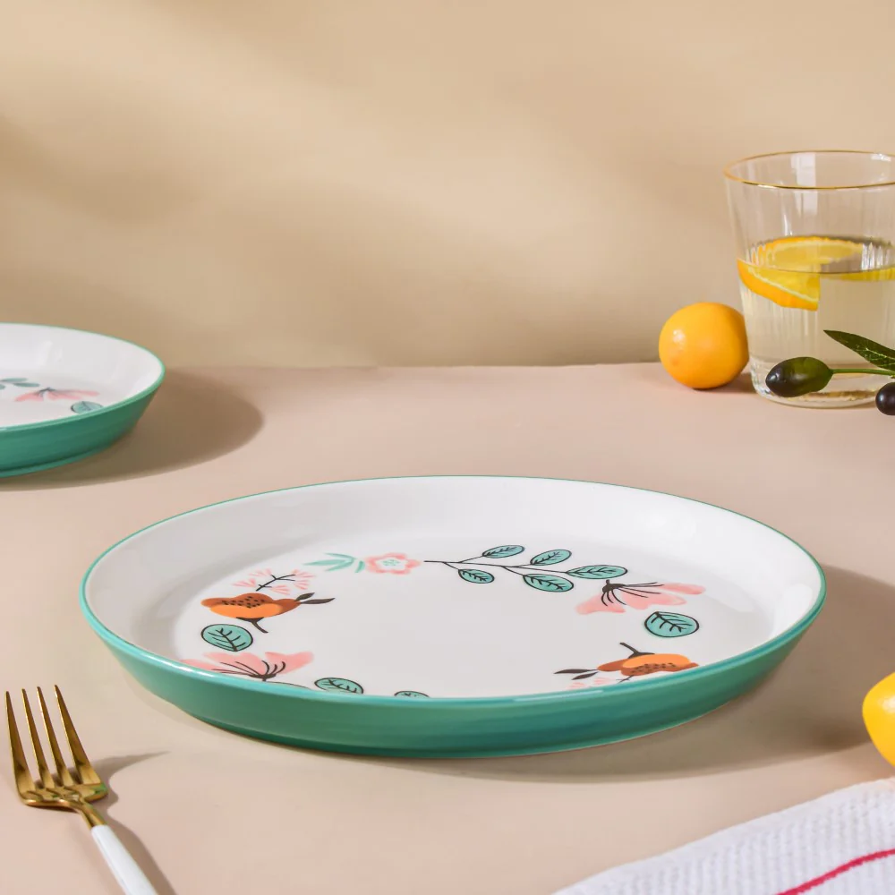 Bloom Ceramic Dinner Plate Green 10 Inch - Image 5