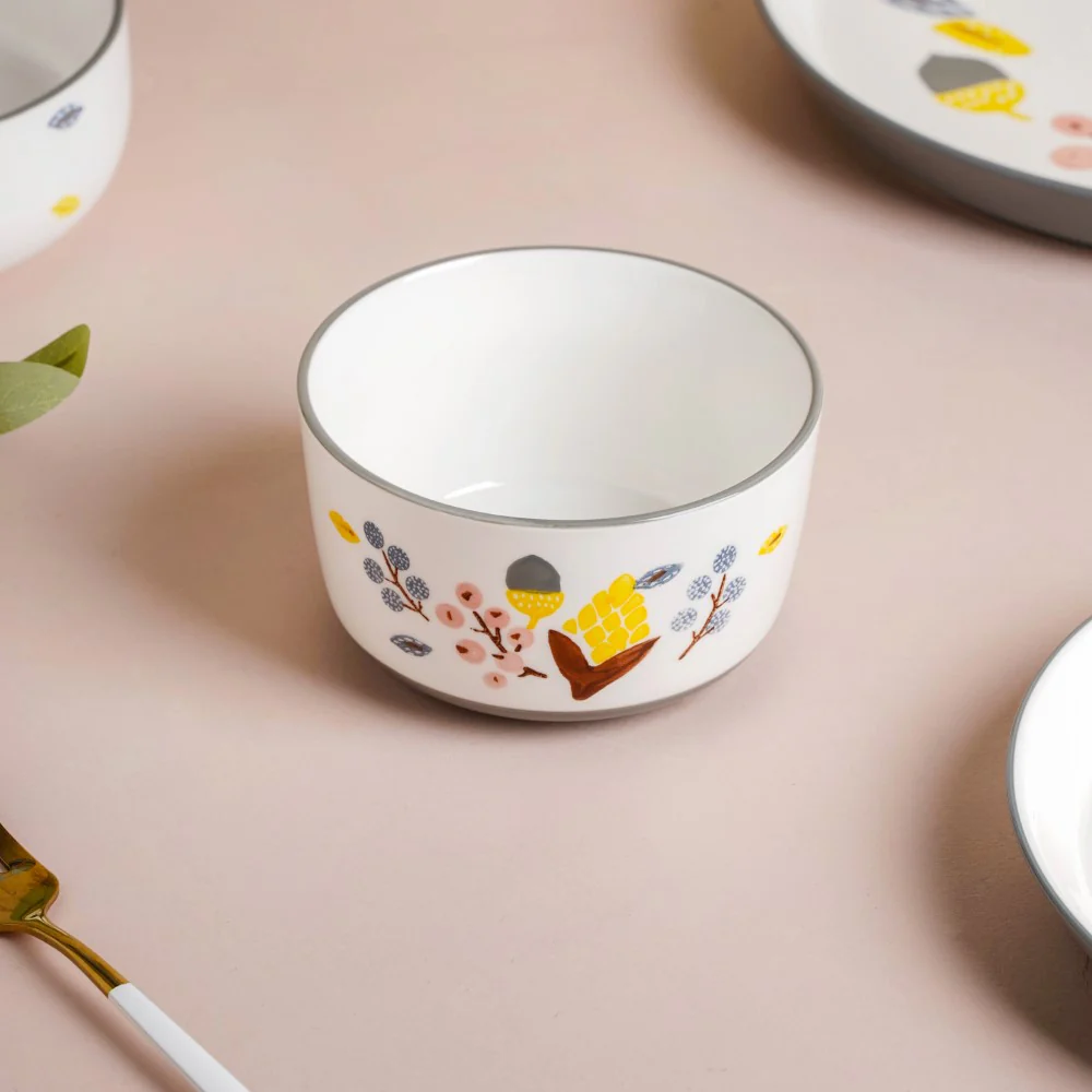 Bloom Grey 26 Piece Dinner Set For 6 - Image 10