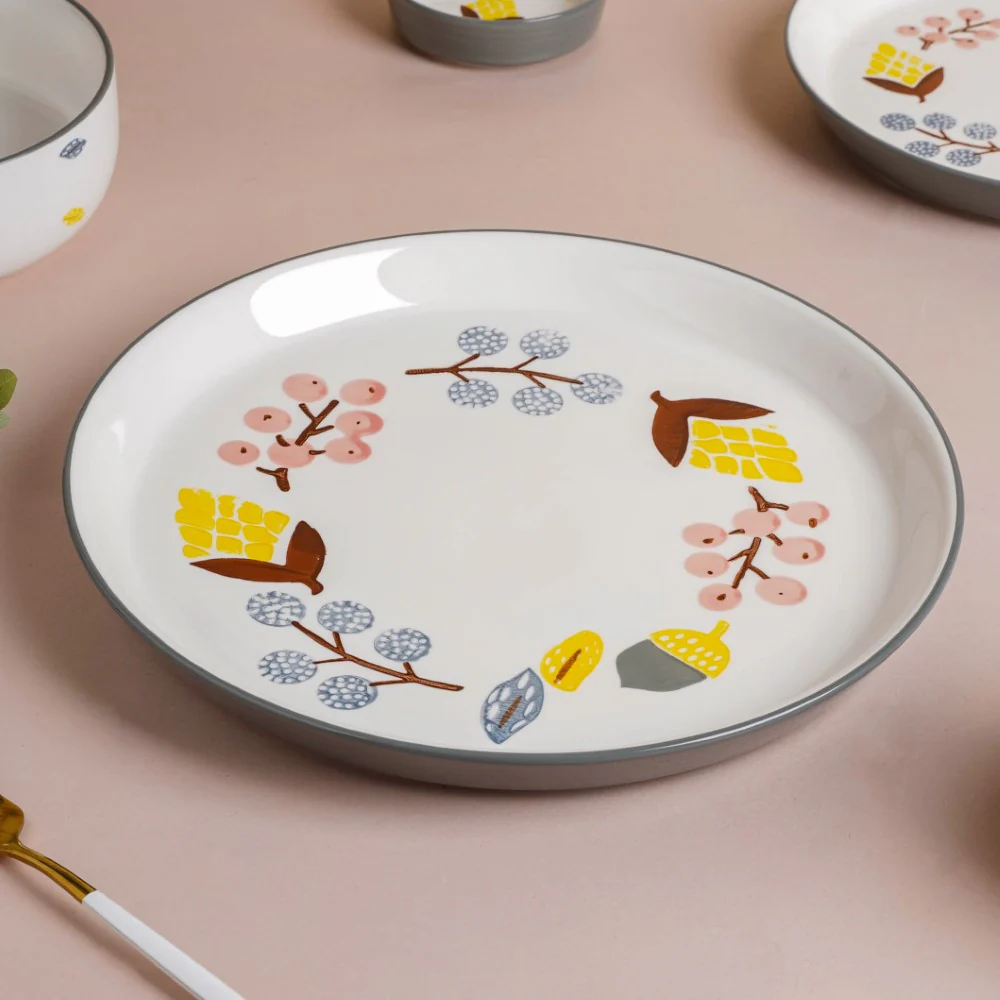 Bloom Grey 26 Piece Dinner Set For 6 - Image 4