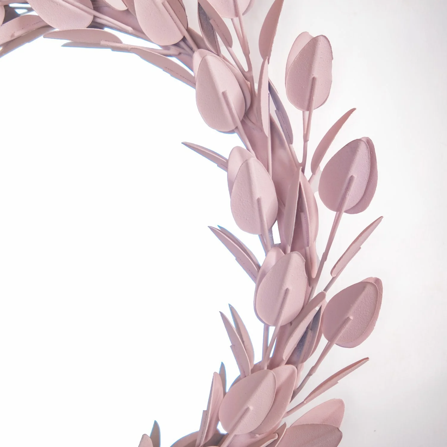 Bloom Metal Leaf Wall Mirror 13 Inch - Image 5