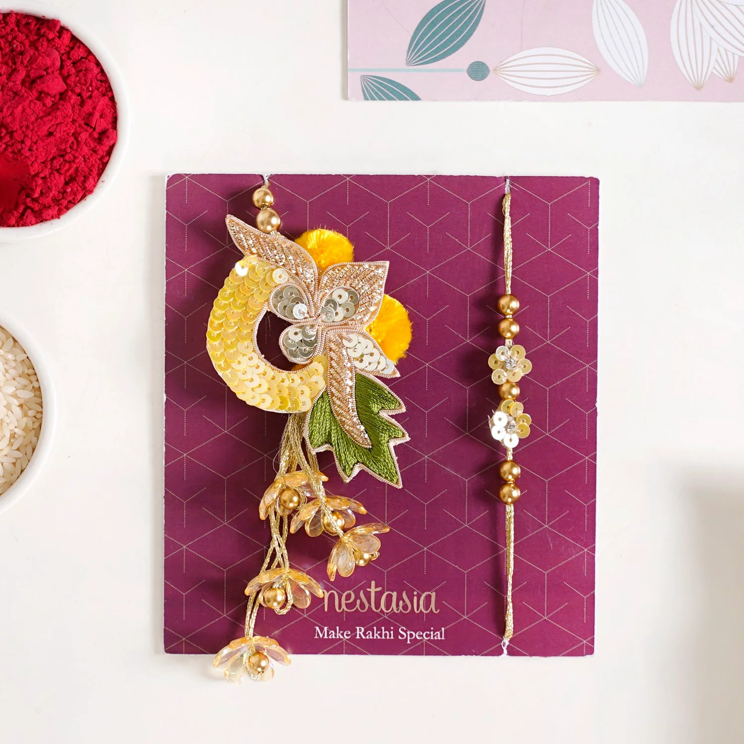 Blooming Greens Special Rakhi Gift Hamper - Image 4