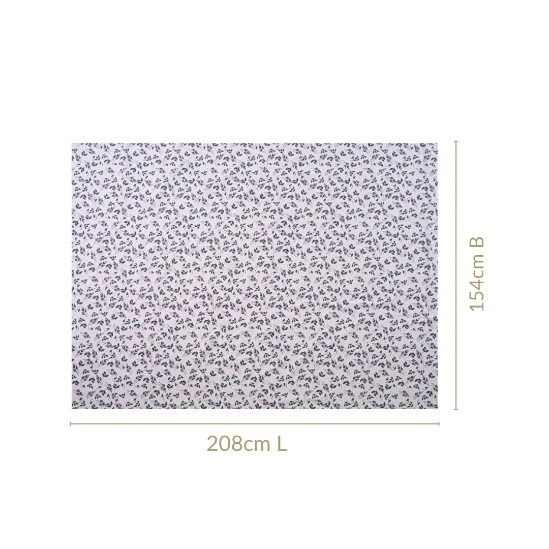 Blooming Lavender Premium Table Cover For 6 Seater 154 x 208cm - Image 4