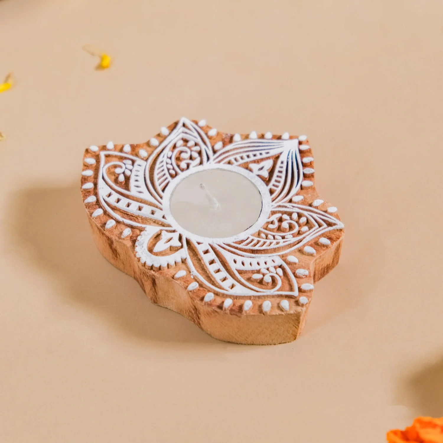 Blooming Lotus Tea Light Candle Holder Set Of 2 - Image 8