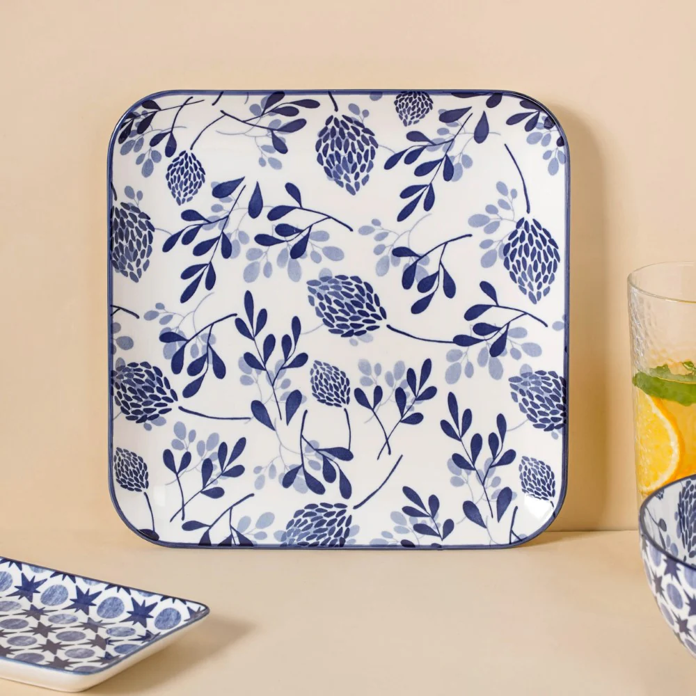 Blue 26 Piece Dinnerware Set For 6 - Image 5