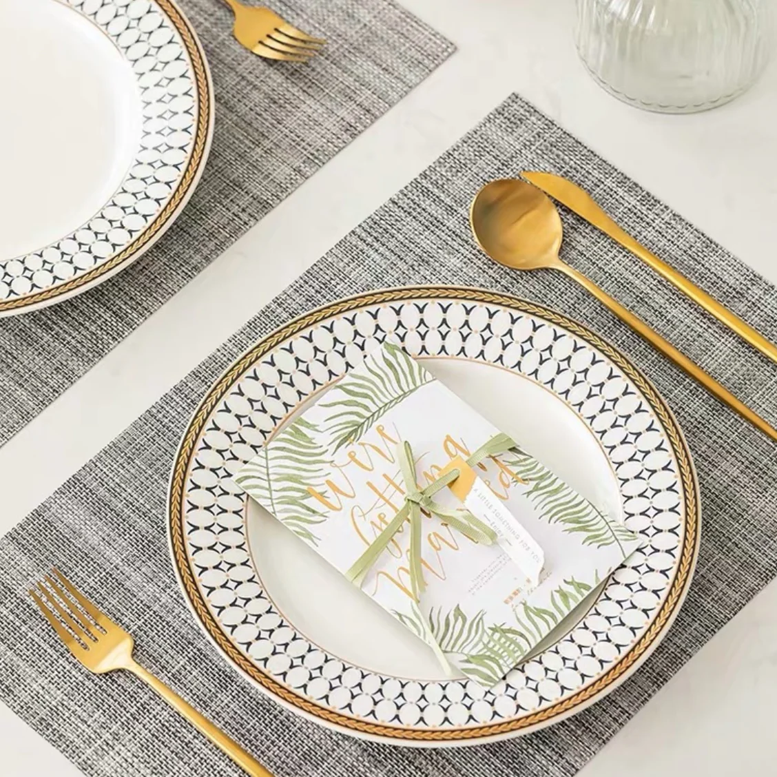 Blue And White Dinner Plate - Image 2