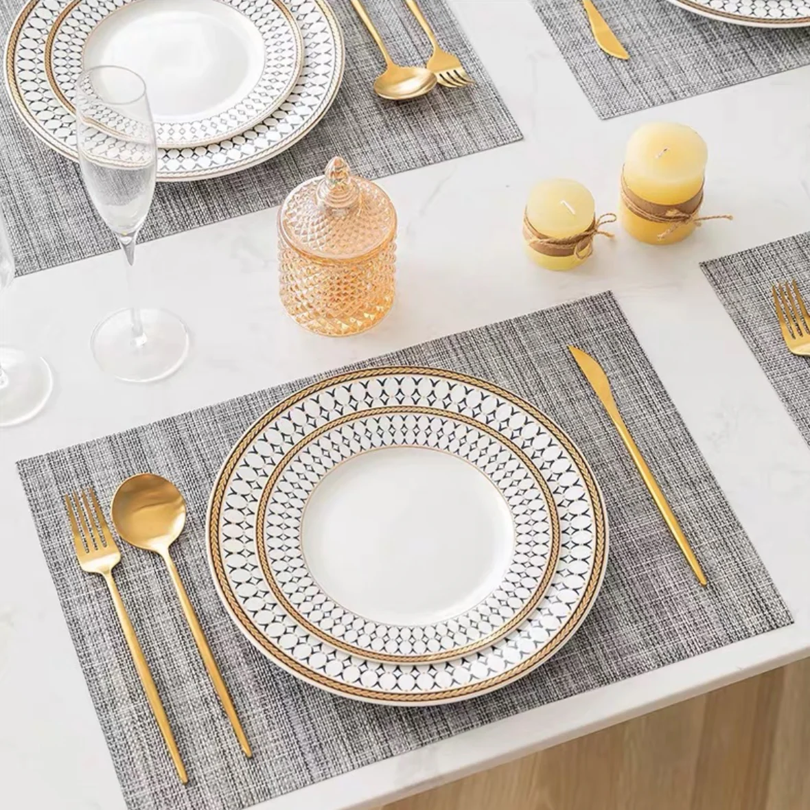 Blue And White Dinner Plate - Image 3