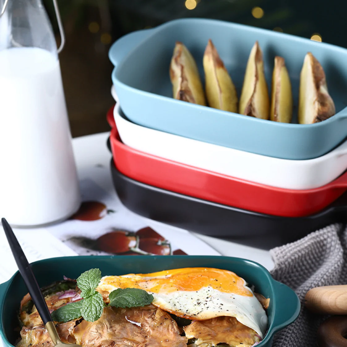 Blue Baking Dish - Image 3