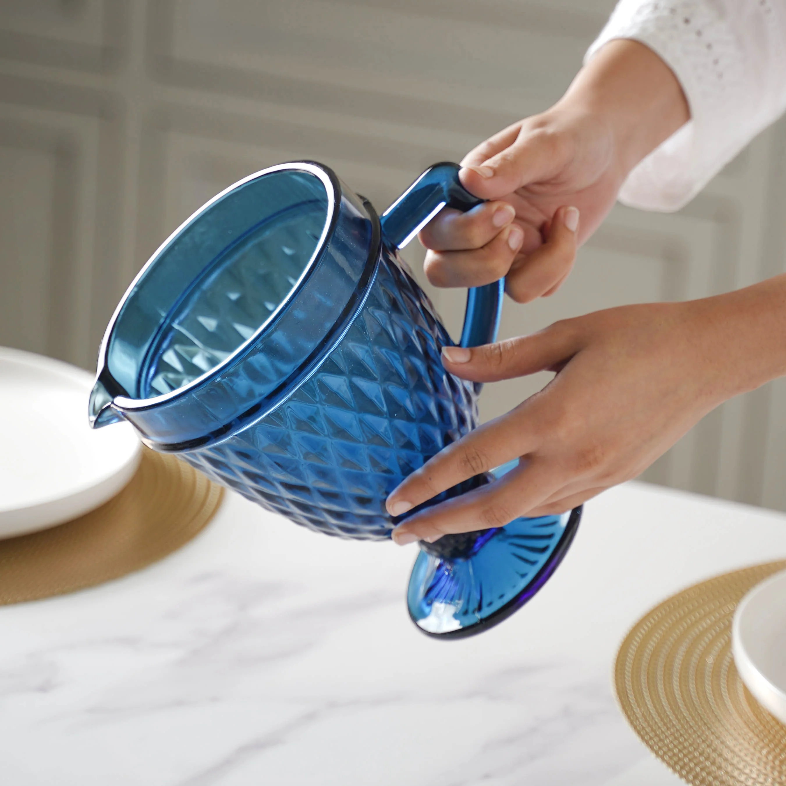 Blue Fancy Juice Jug - Image 2