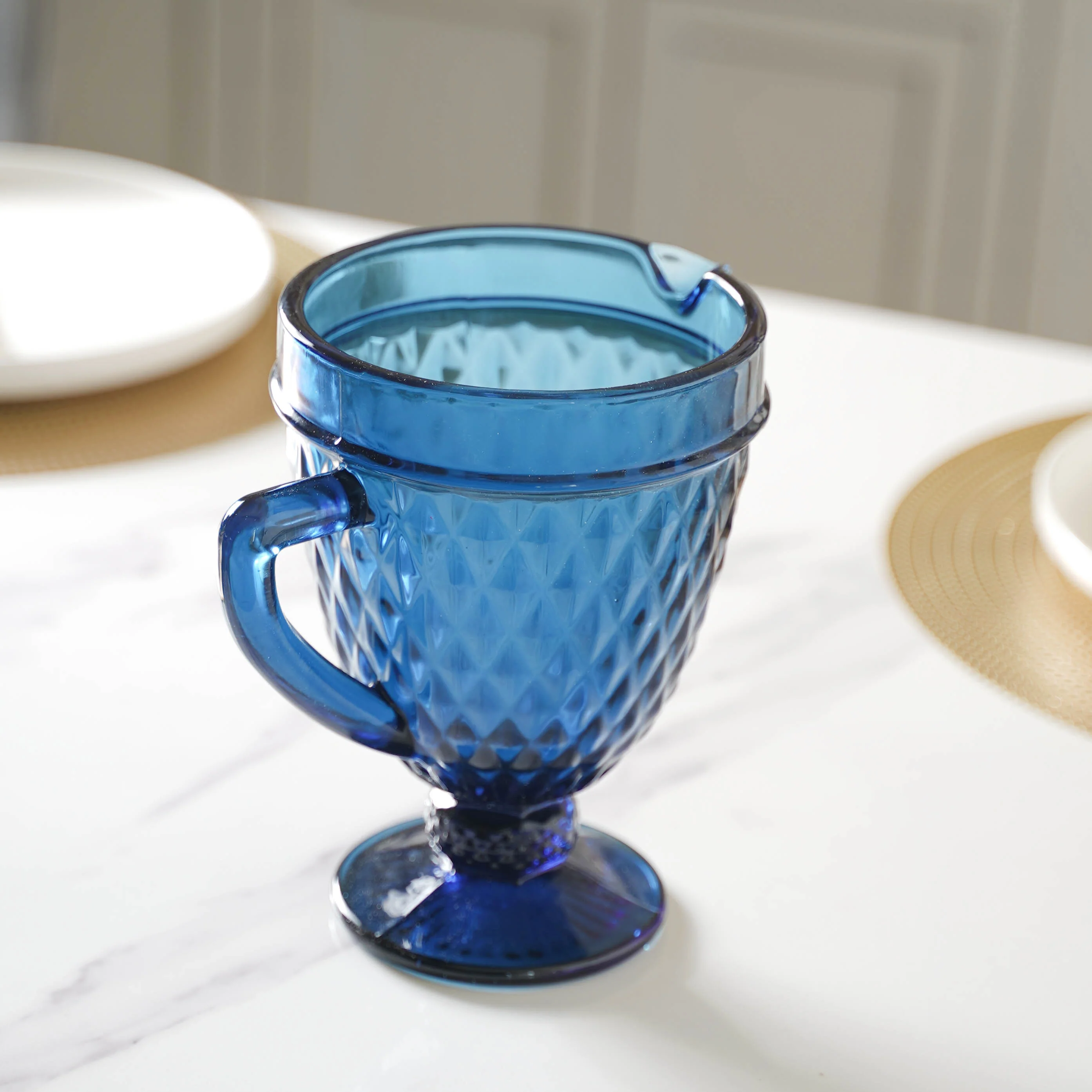 Blue Fancy Juice Jug - Image 4