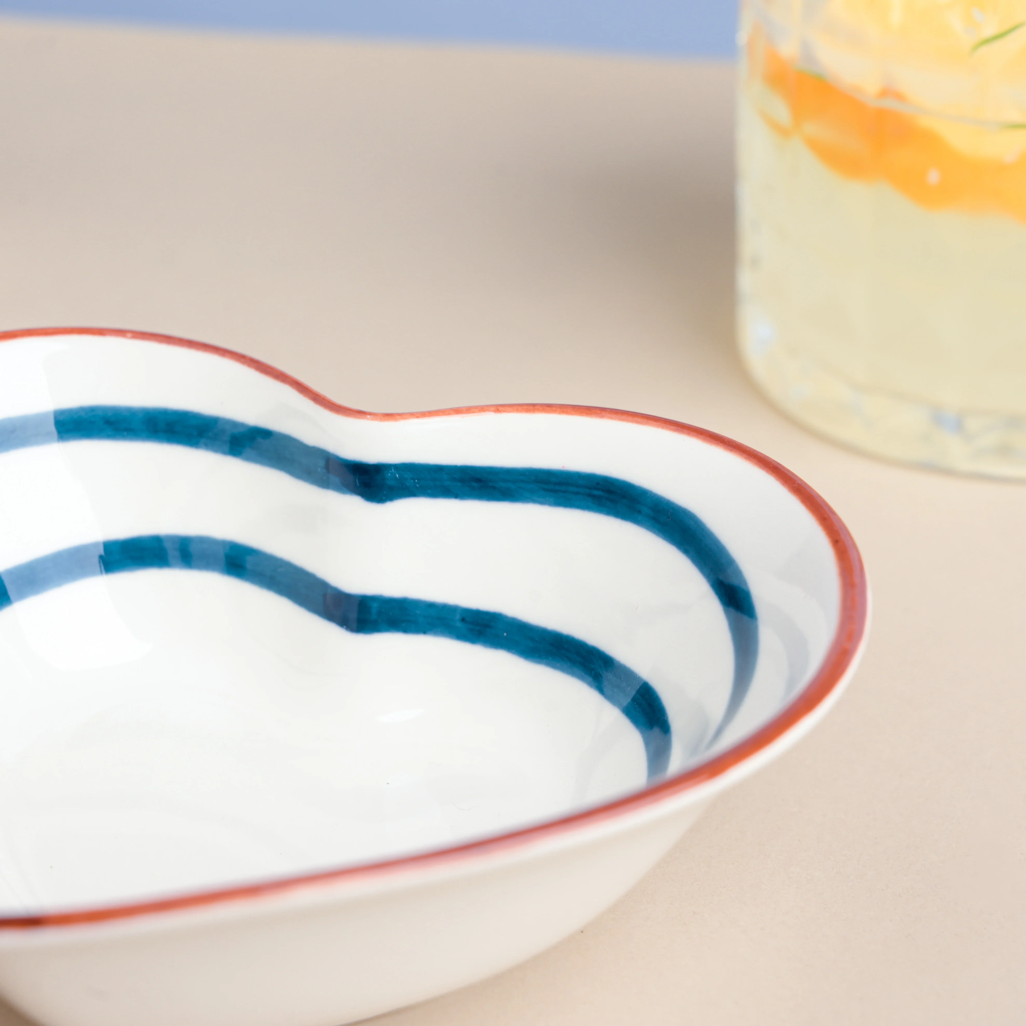 Blue Illusion Heart Snack Bowl - Image 6