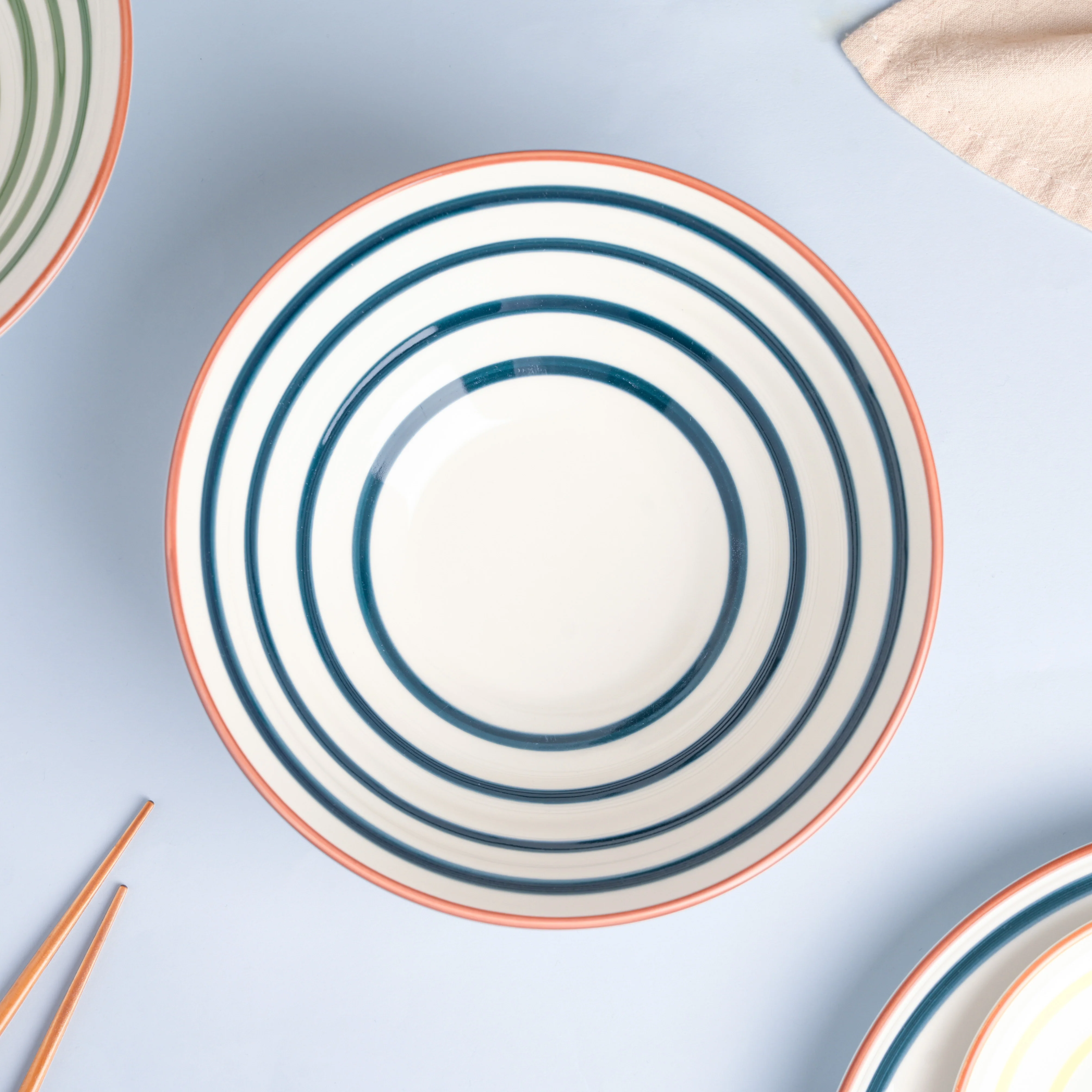 Blue Illusion Serving Bowl - Image 5