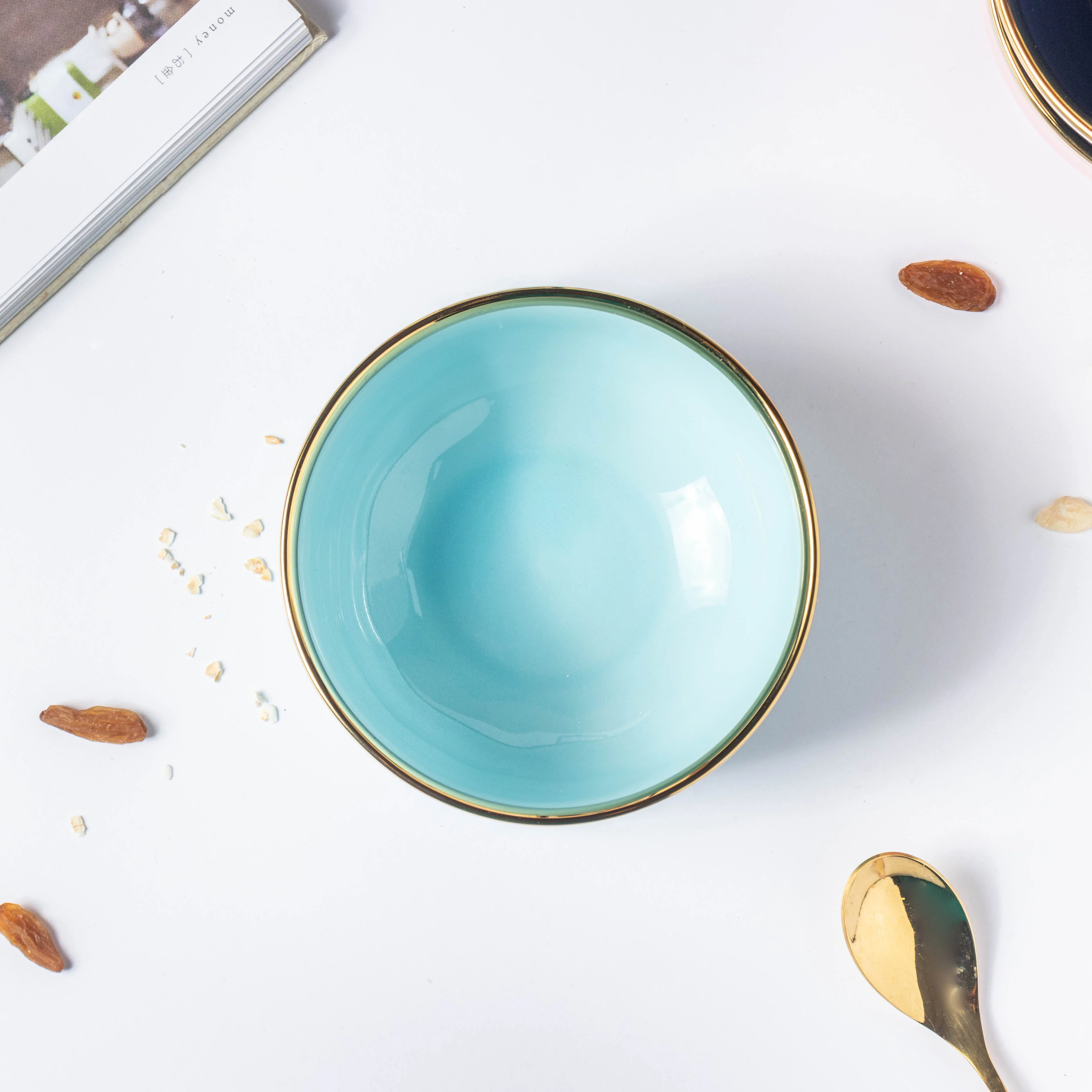 Blue Jay Ceramic Soup Bowl - Image 5