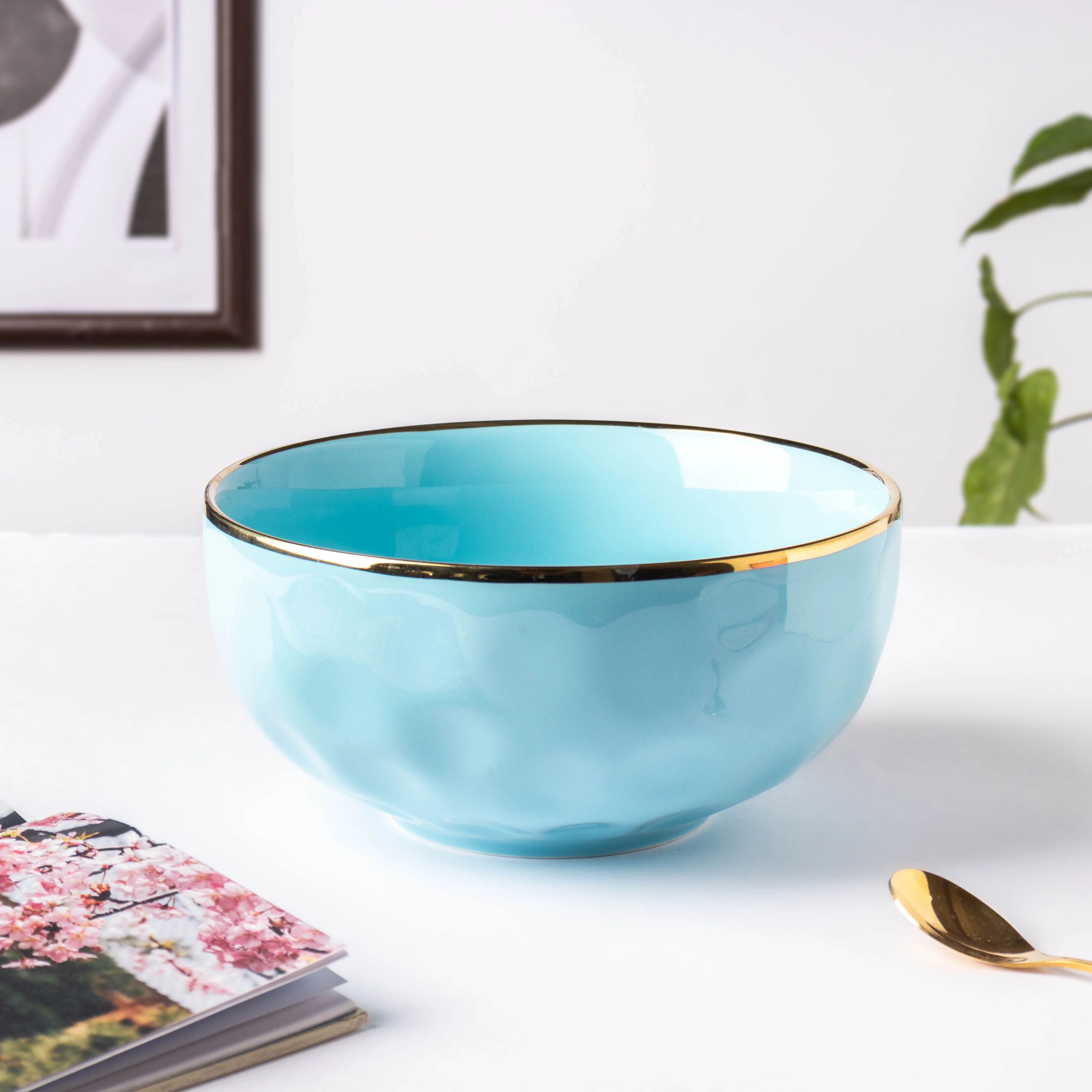 Blue Jay Serving Bowl 8 Inch - Image 3